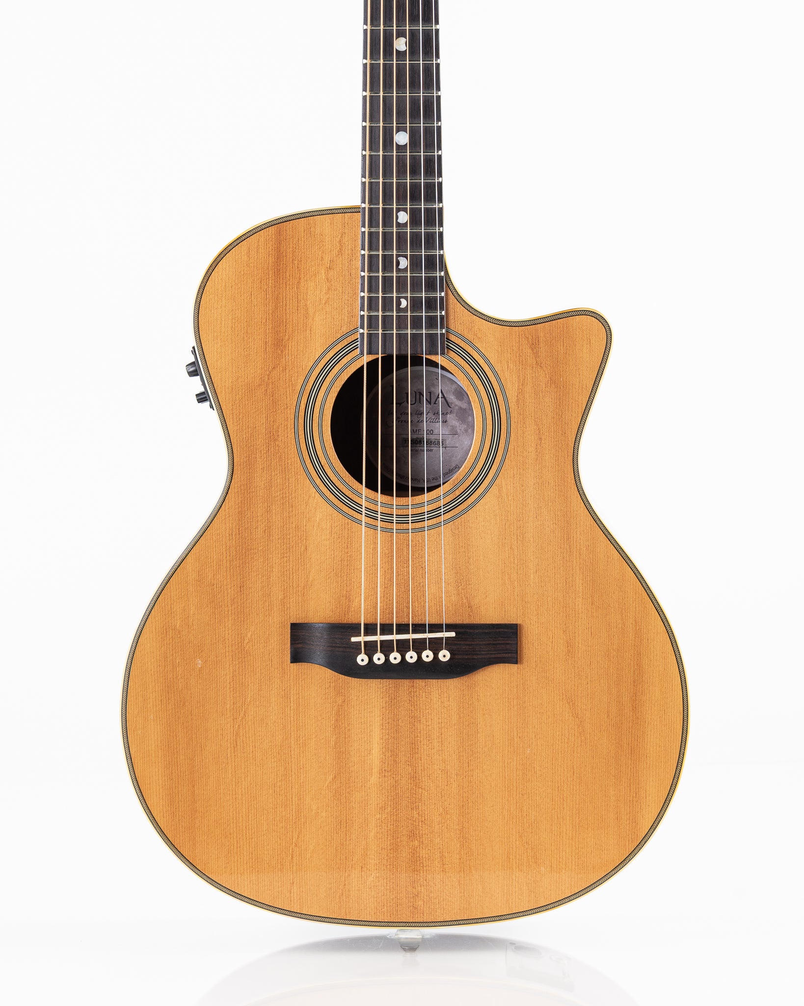 USED Luna AMF-100 Acoustic Electric Guitar - Natural