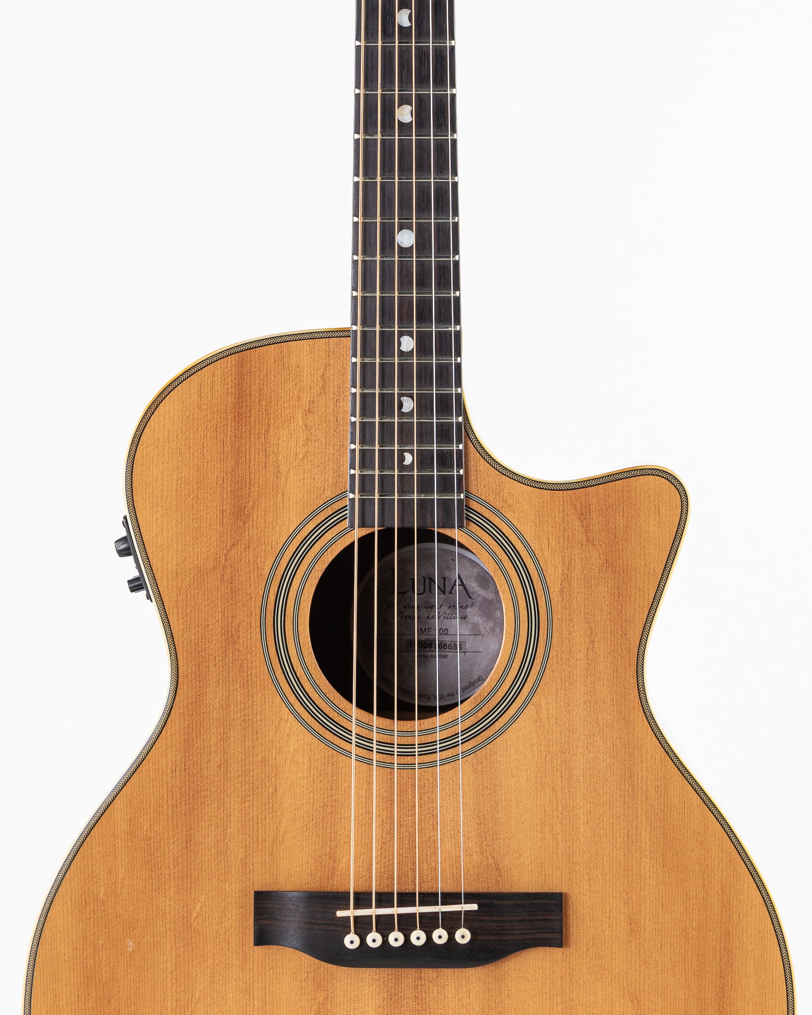 USED Luna AMF-100 Acoustic Electric Guitar - Natural