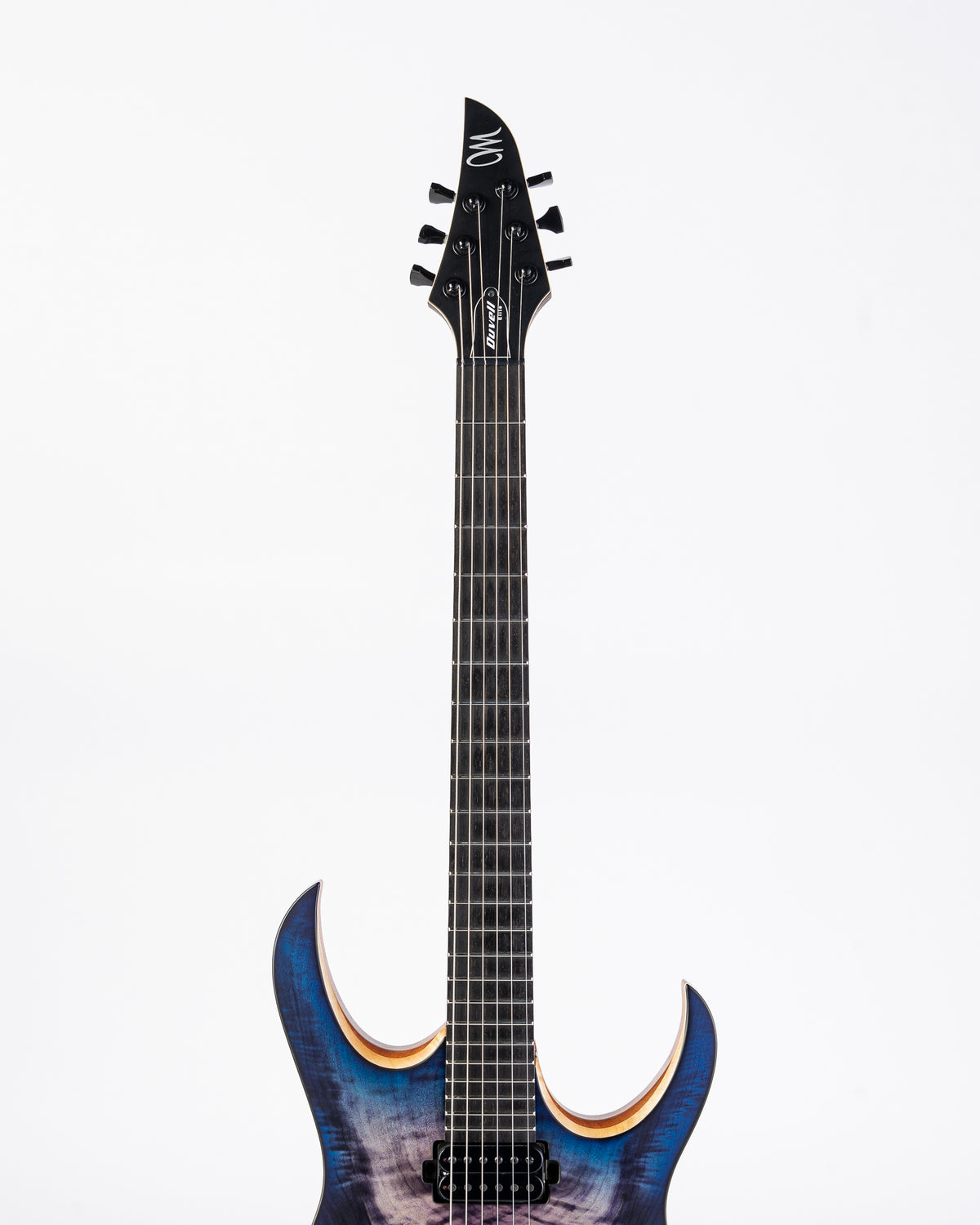 USED Mayones Duvell Elite Electric Guitar- Transparent Purple Blue Burst with Deluxe Gig Bag