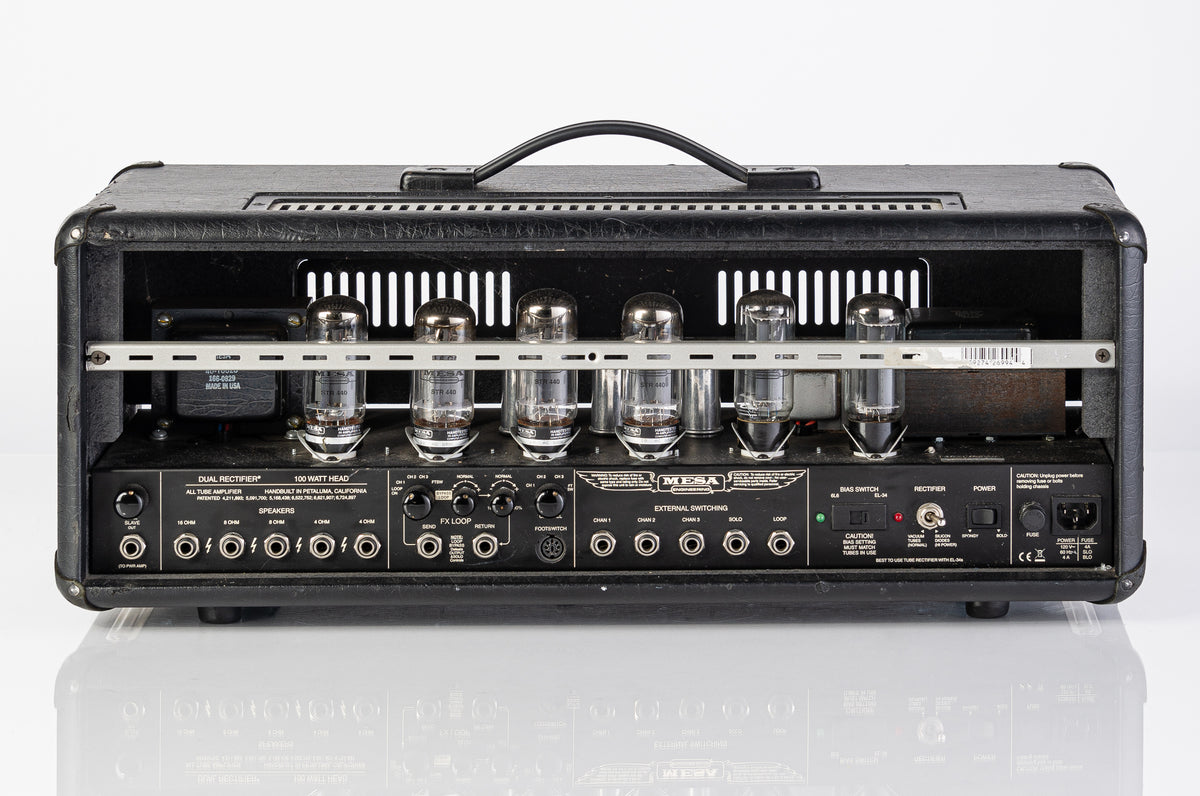 USED Mesa Boogie Dual Rectifier 3-Channel 100 Watt Guitar Amplifier Head