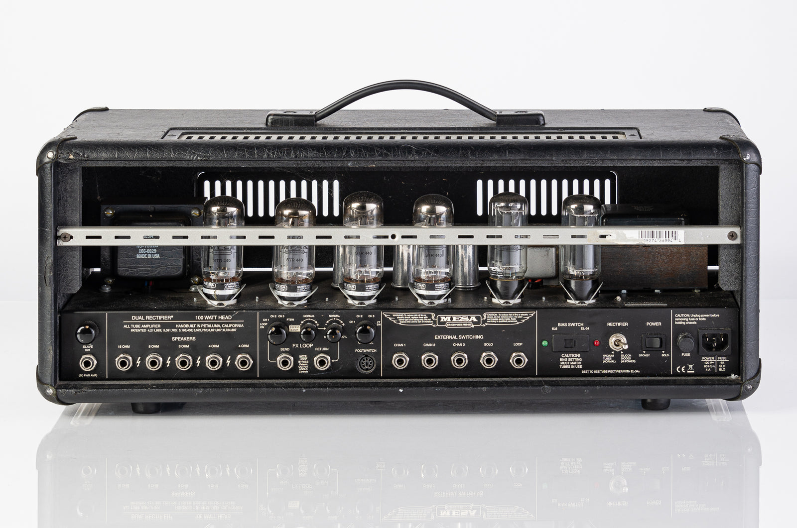 USED Mesa Boogie Dual Rectifier 3-Channel 100 Watt Guitar Amplifier Head