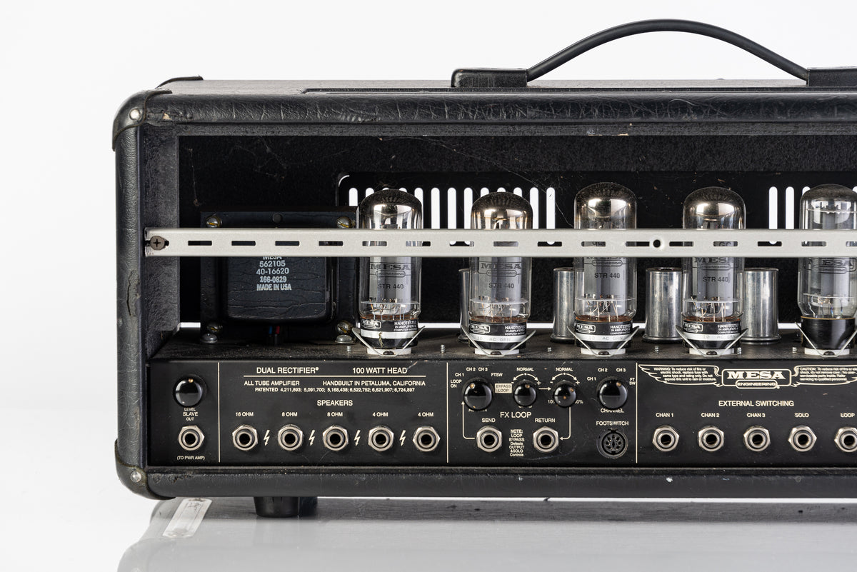 USED Mesa Boogie Dual Rectifier 3-Channel 100 Watt Guitar Amplifier Head