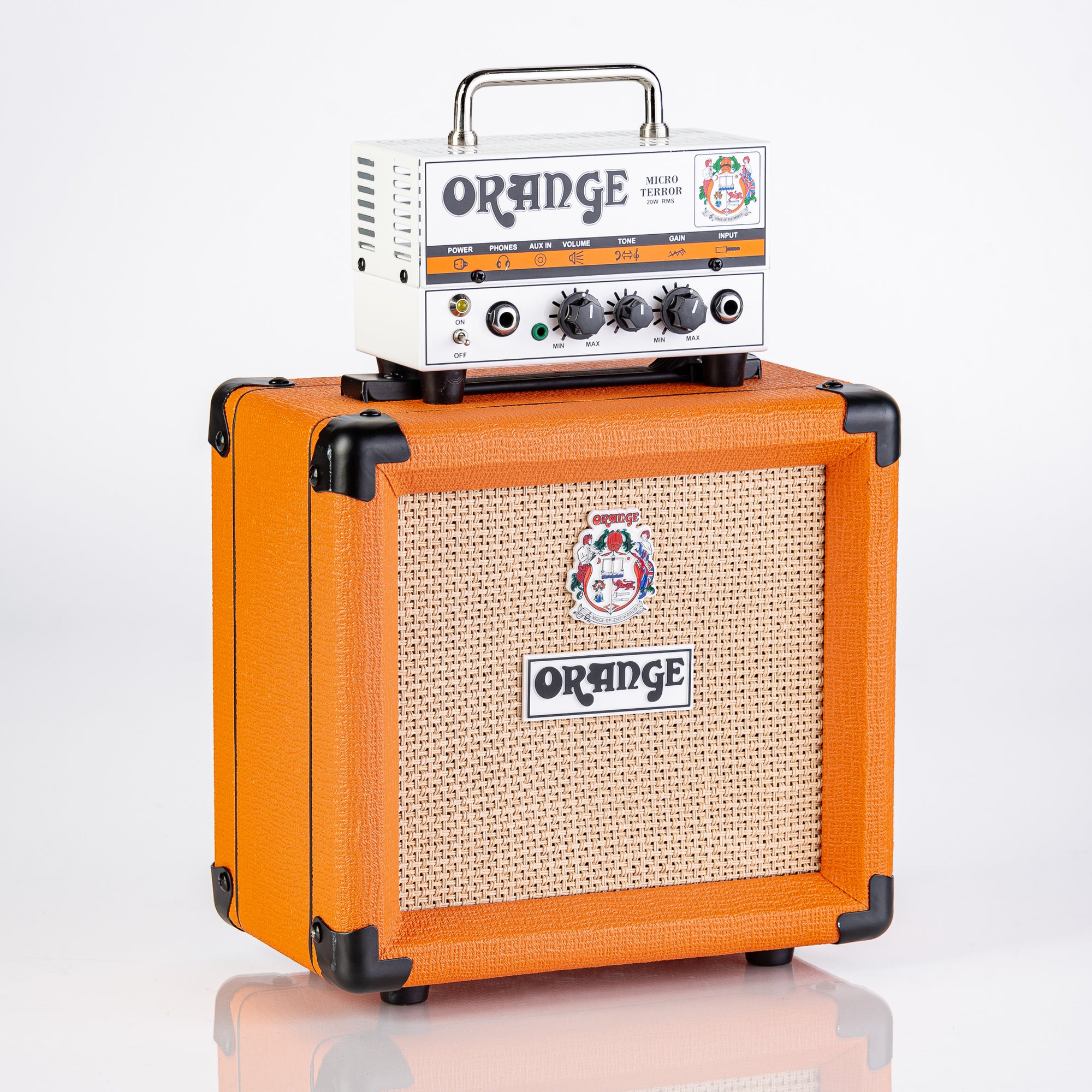 USED Orange Micro Terror Head and PPC108 Cabinet Mini Half-Stack