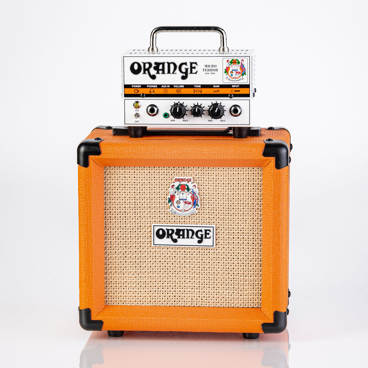 USED Orange Micro Terror Head and PPC108 Cabinet Mini Half-Stack