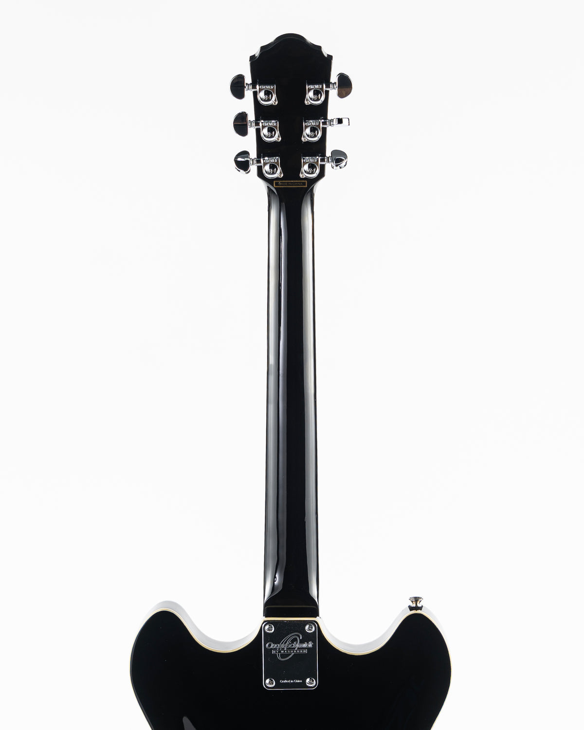 USED 2004 Oscar Schmidt by Washburn OE-30 Delta King Semi-Hollow Electric Guitar - Black