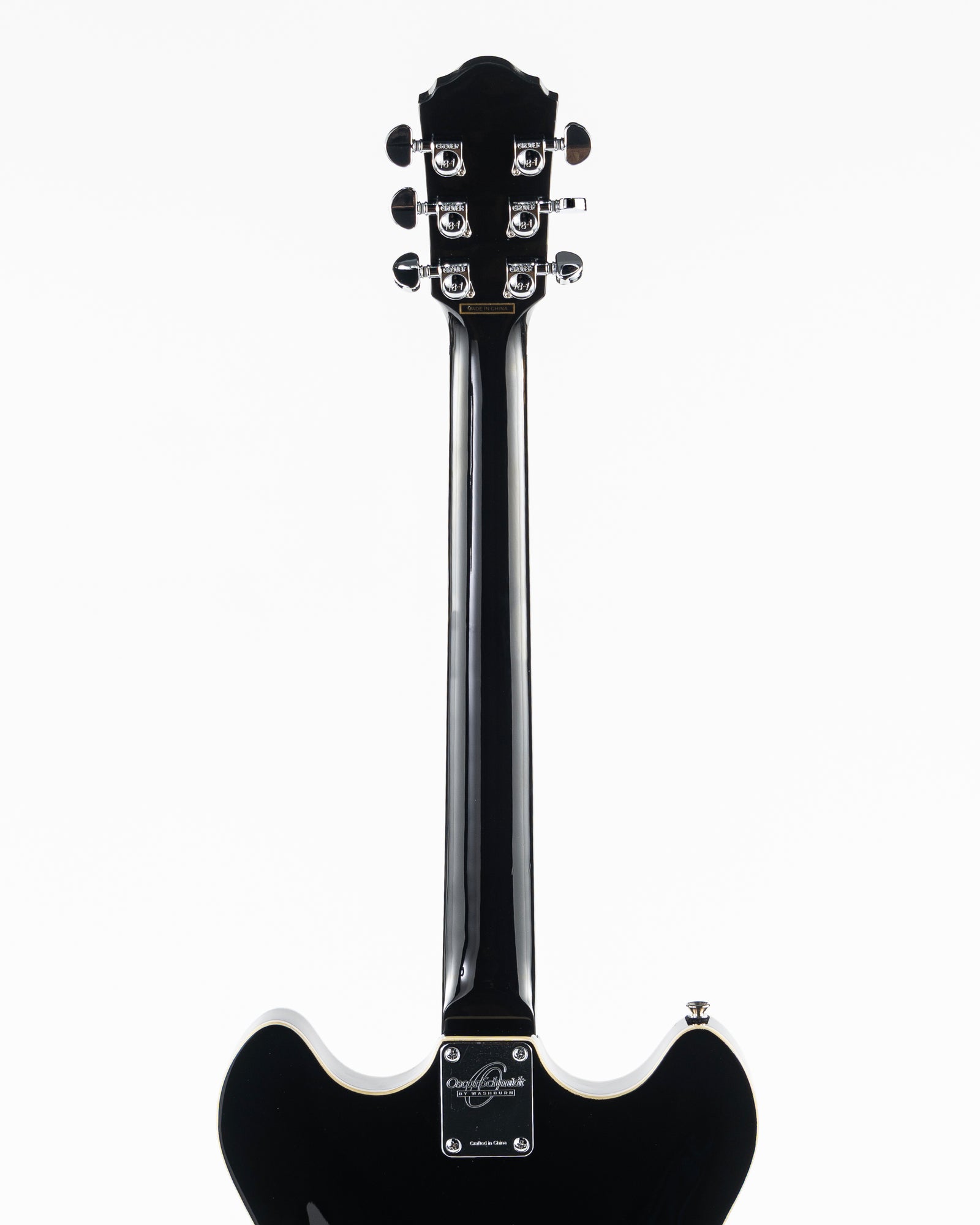 USED 2004 Oscar Schmidt by Washburn OE-30 Delta King Semi-Hollow Electric Guitar - Black