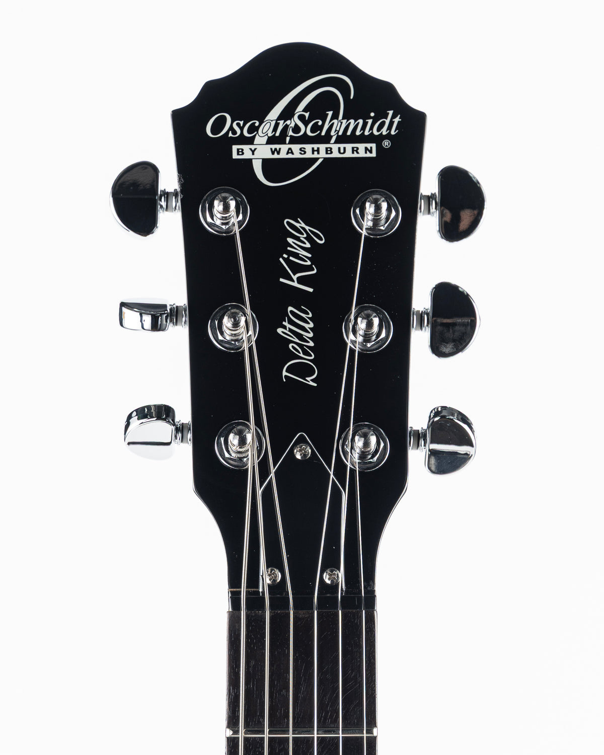 USED 2004 Oscar Schmidt by Washburn OE-30 Delta King Semi-Hollow Electric Guitar - Black
