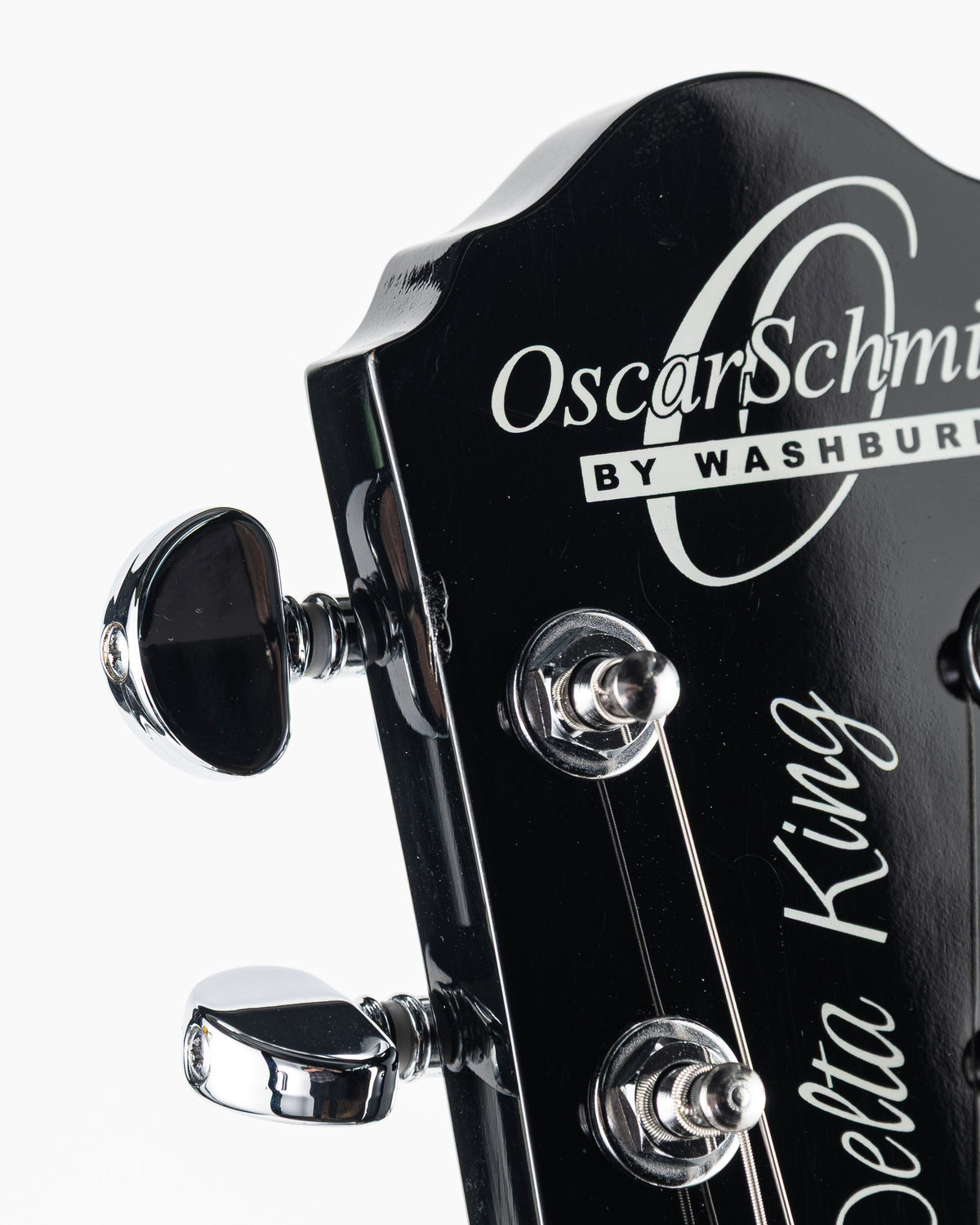 USED 2004 Oscar Schmidt by Washburn OE-30 Delta King Semi-Hollow Electric Guitar - Black