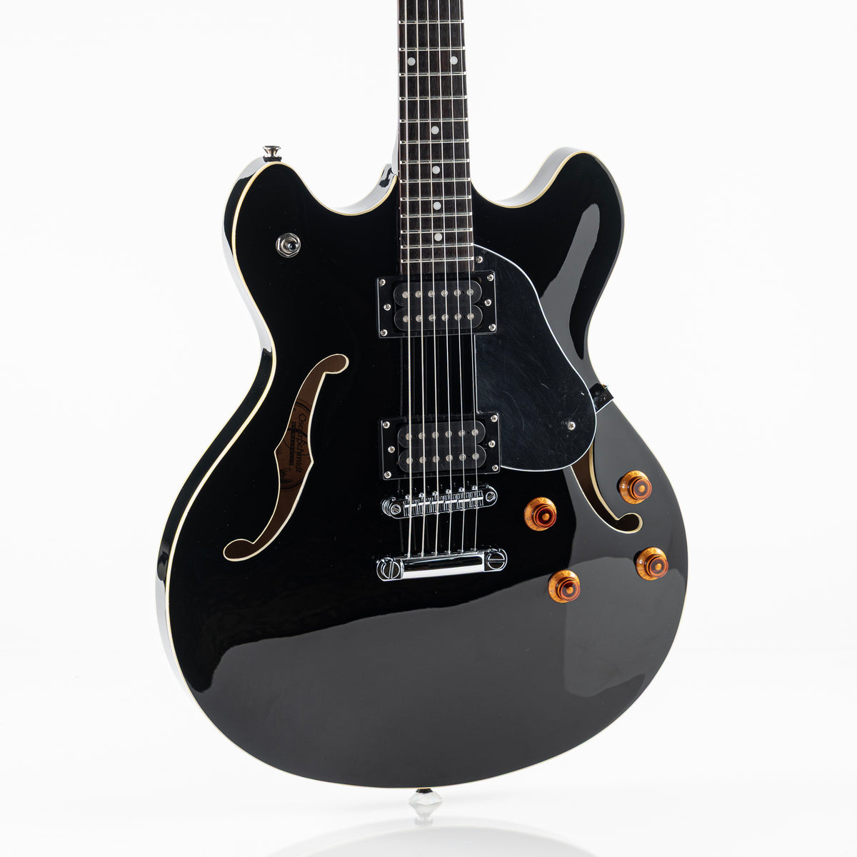 USED 2004 Oscar Schmidt by Washburn OE-30 Delta King Semi-Hollow Electric Guitar - Black