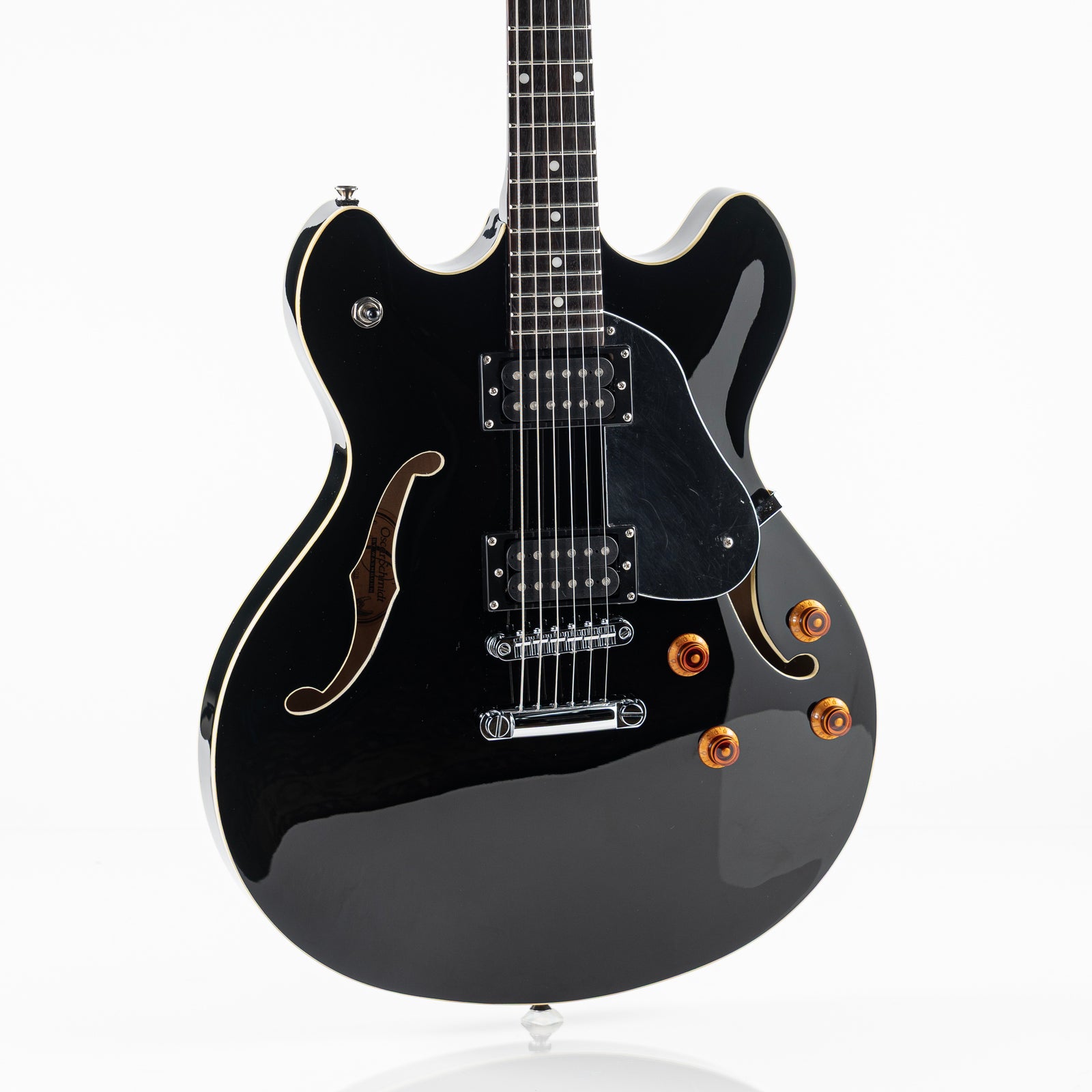 USED 2004 Oscar Schmidt by Washburn OE-30 Delta King Semi-Hollow Electric Guitar - Black