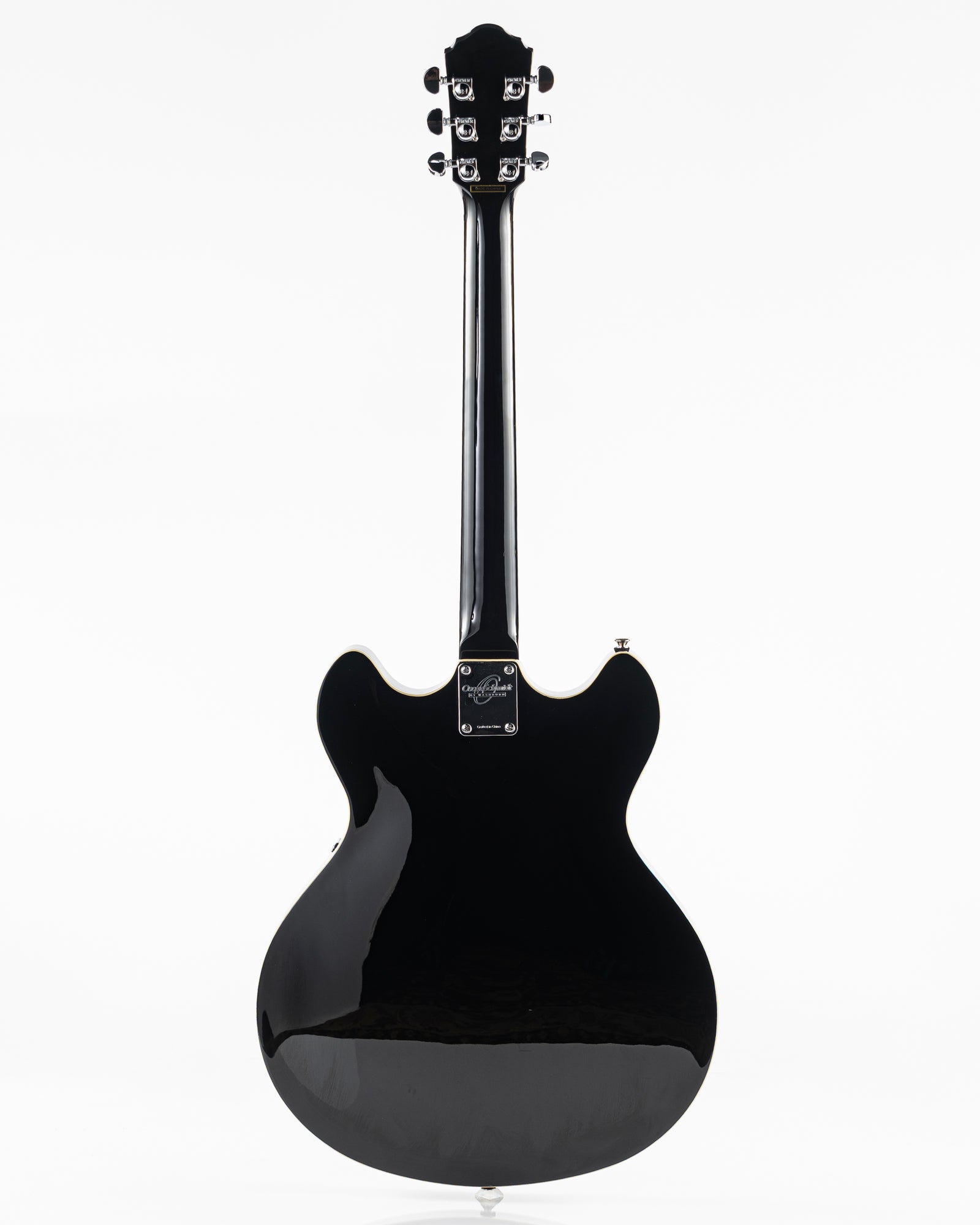 USED 2004 Oscar Schmidt by Washburn OE-30 Delta King Semi-Hollow Electric Guitar - Black