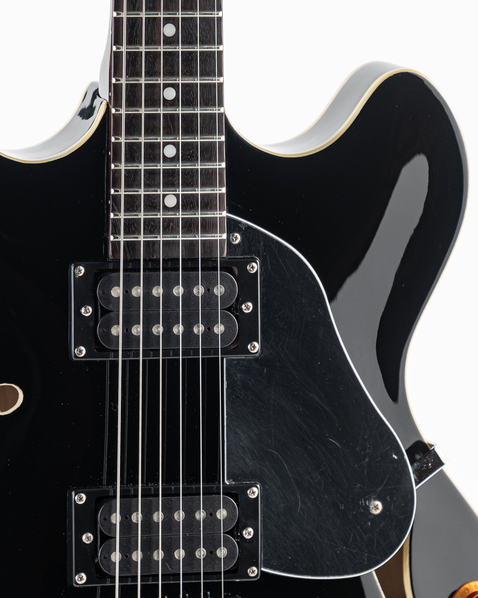USED 2004 Oscar Schmidt by Washburn OE-30 Delta King Semi-Hollow Electric Guitar - Black