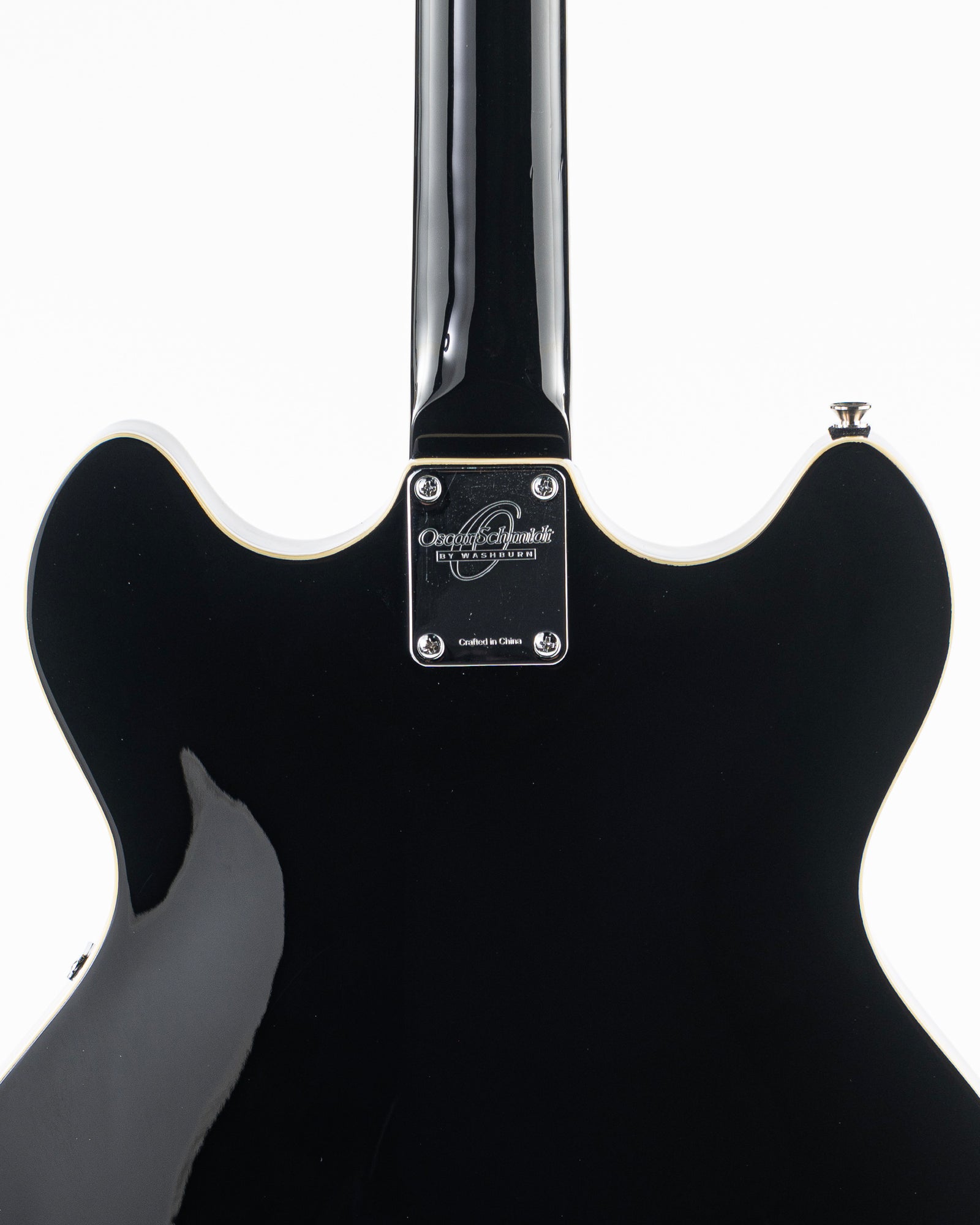 USED 2004 Oscar Schmidt by Washburn OE-30 Delta King Semi-Hollow Electric Guitar - Black
