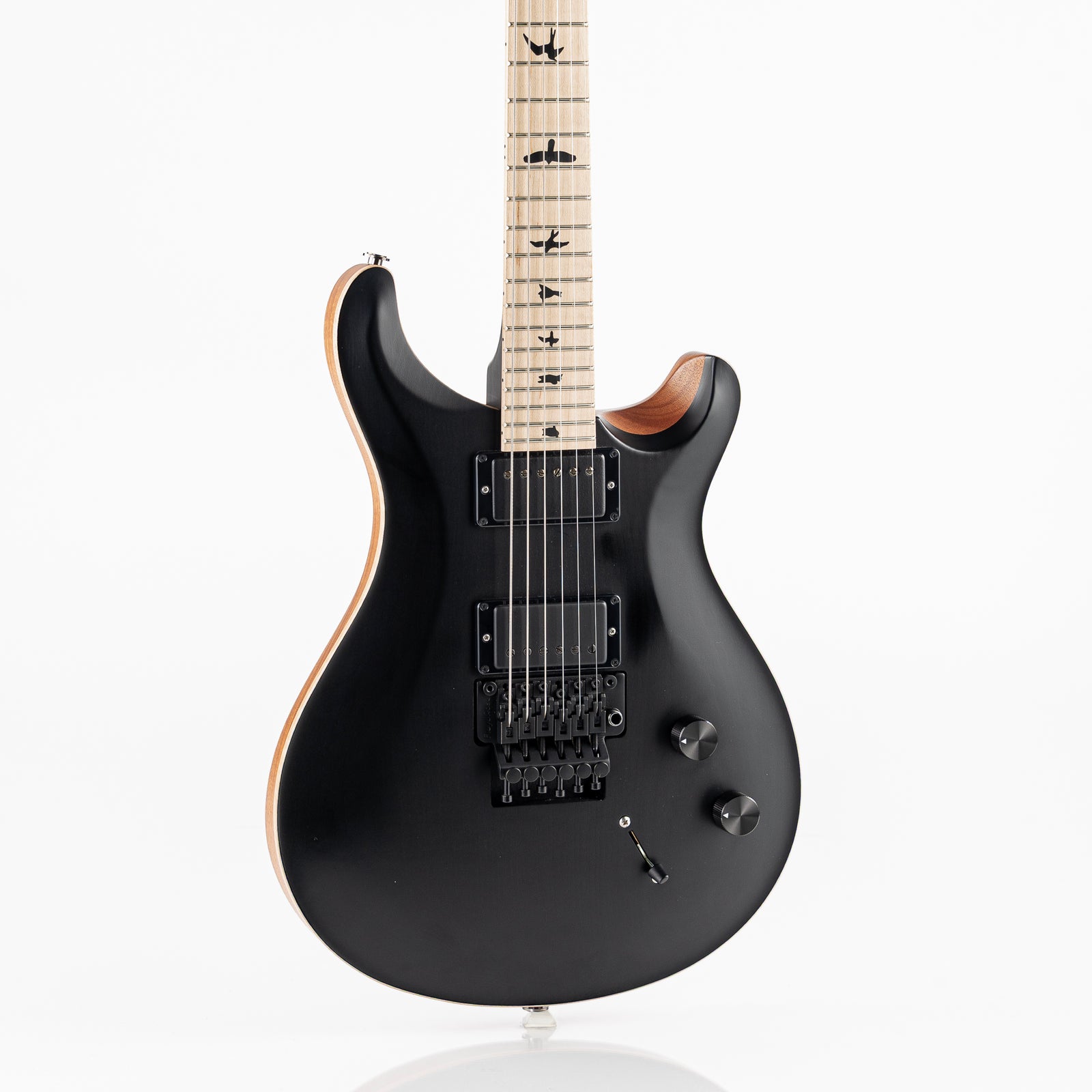 USED 2021 PRS Dustie Waring Signature CE 24 "Floyd" Electric Guitar - Satin Black Top