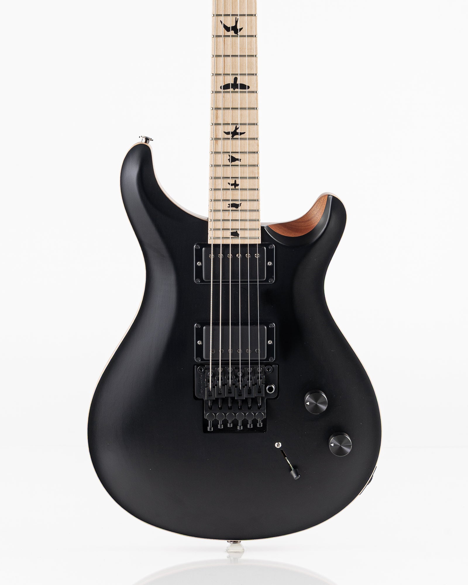 USED 2021 PRS Dustie Waring Signature CE 24 "Floyd" Electric Guitar - Satin Black Top