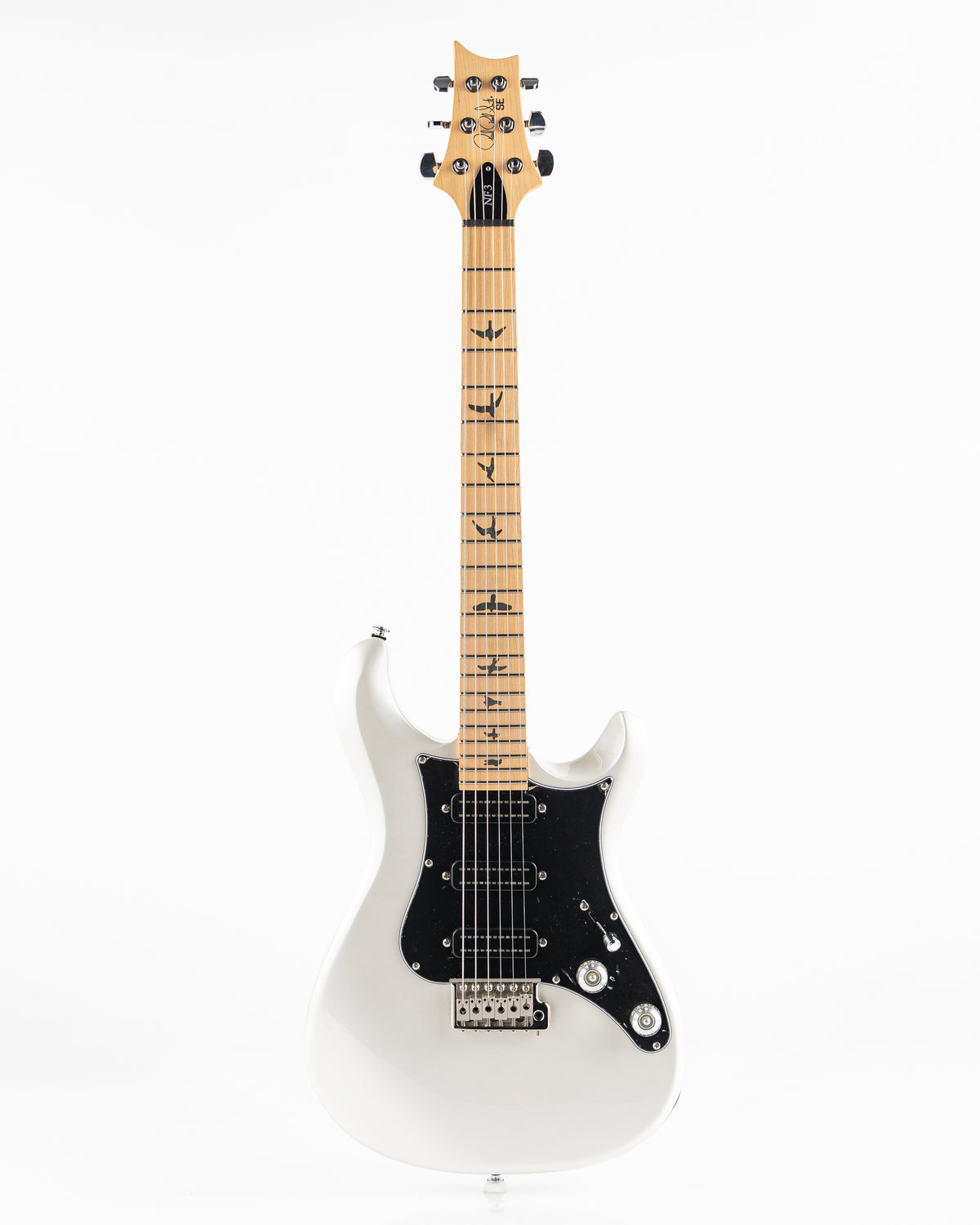 USED PRS SE NF3M Maple Electric Guitar - White Pearl