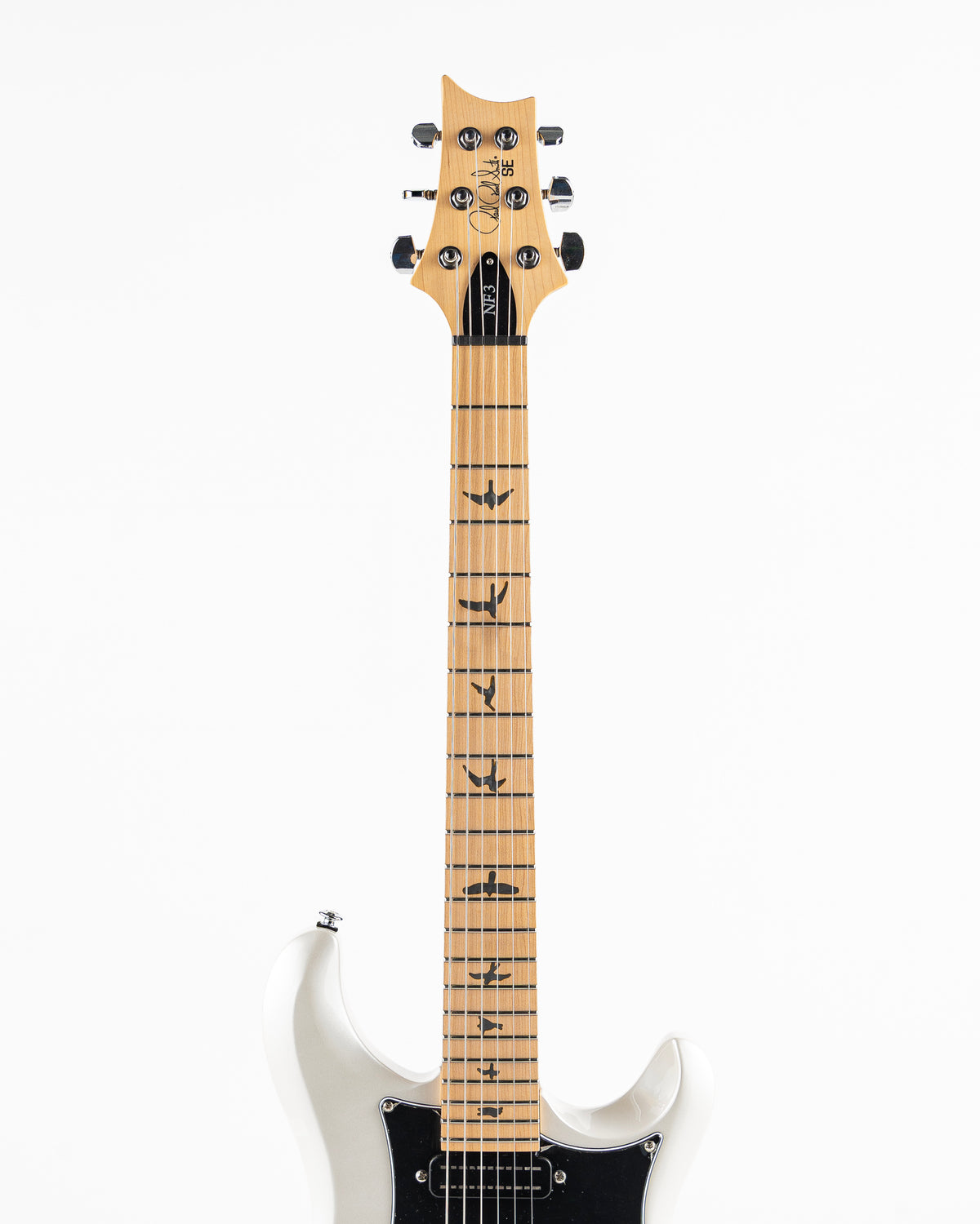 USED PRS SE NF3M Maple Electric Guitar - White Pearl