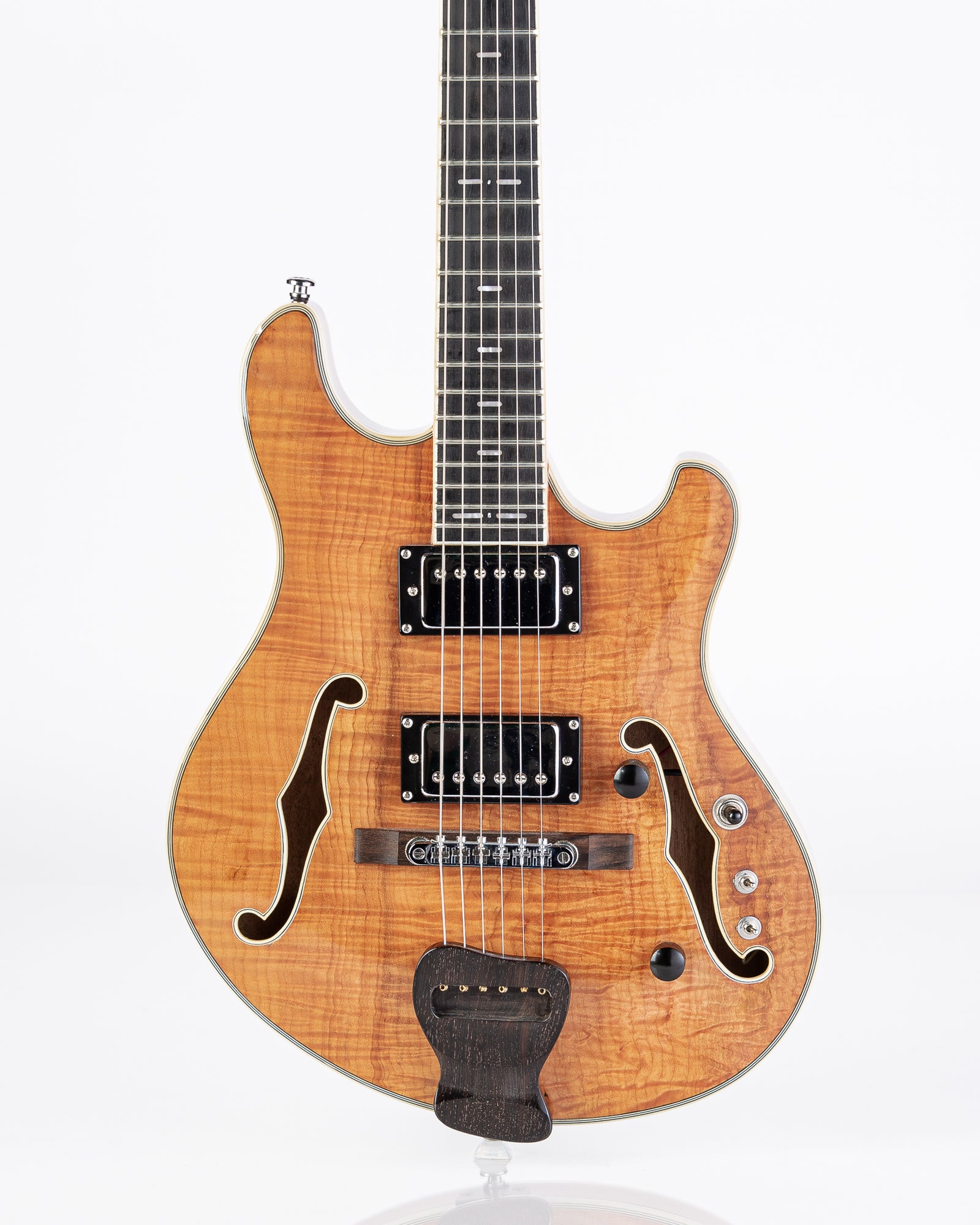 USED Phred DockStar KOA Electric Guitar- Natural Gloss
