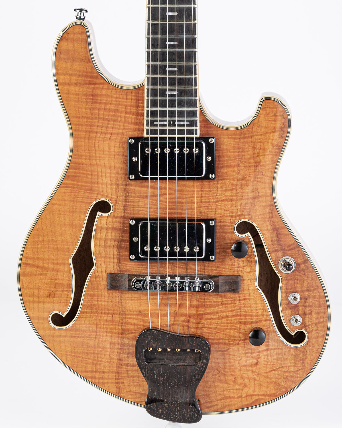 USED Phred DockStar KOA Electric Guitar- Natural Gloss