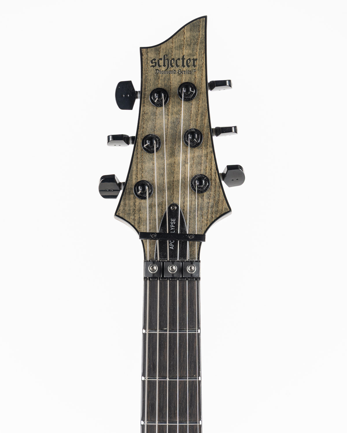 USED 2017 Schecter C-1 FR S Apocalypse Sustainiac Electric Guitar - Rusty Grey