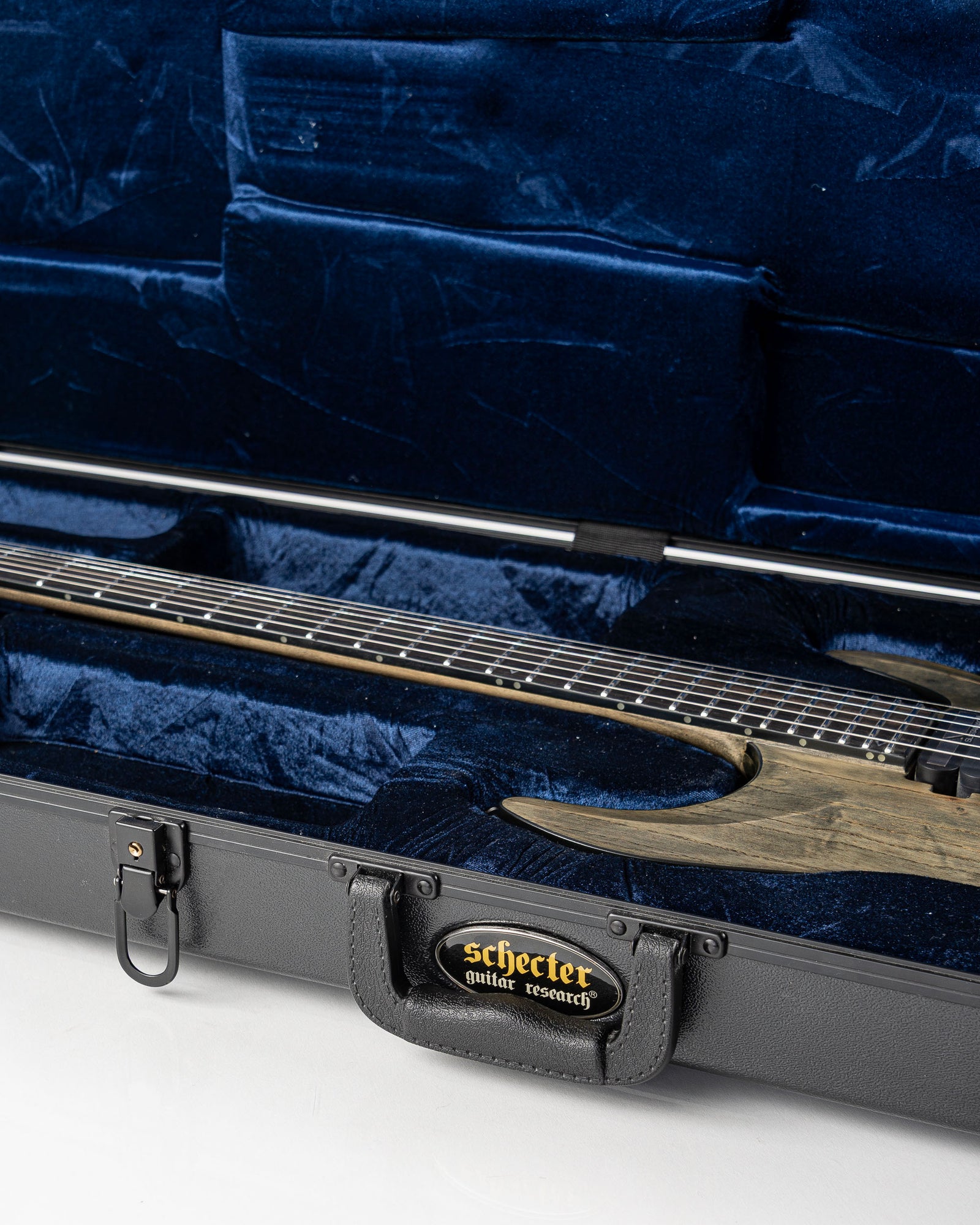 USED 2017 Schecter C-1 FR S Apocalypse Sustainiac Electric Guitar - Rusty Grey