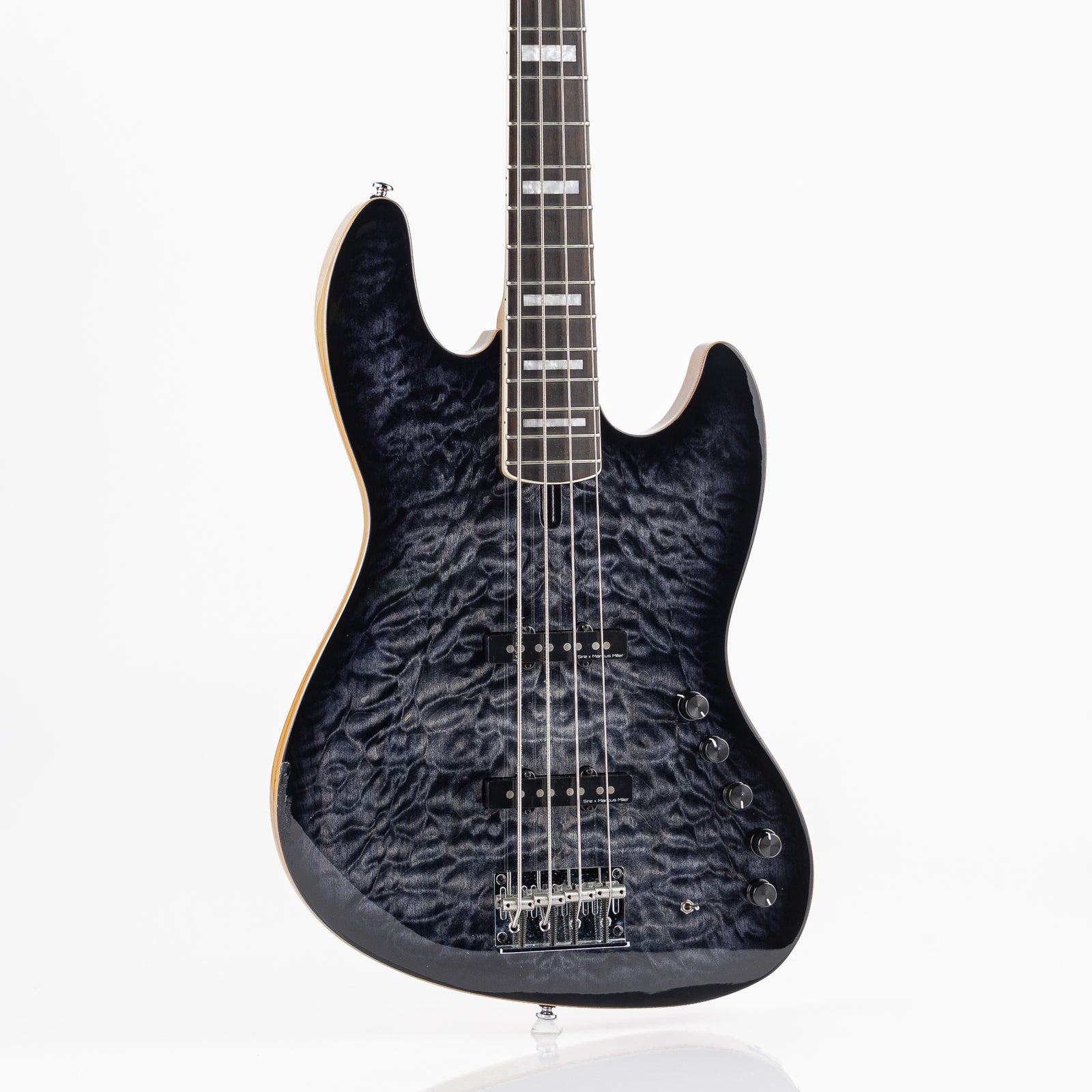 USED Sire Marcus Miller V9 Electric Bass - Transparent Black