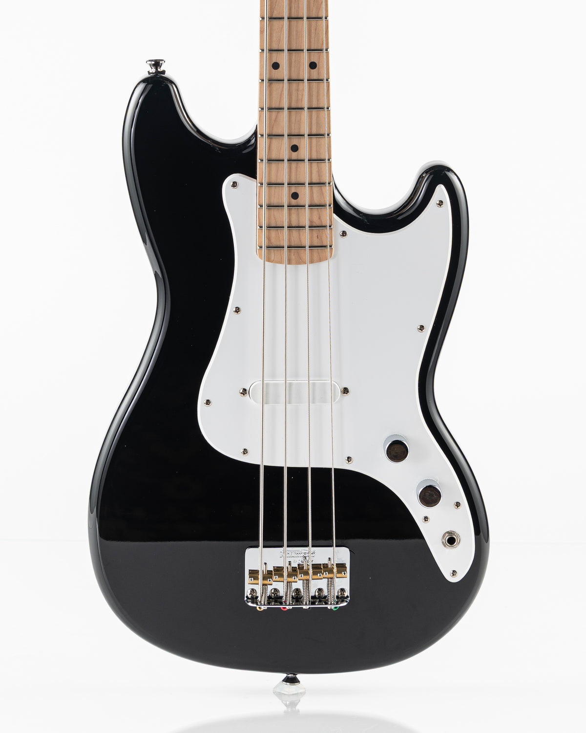 USED Squier Bronco Short Scale Electric Bass - Gloss Black