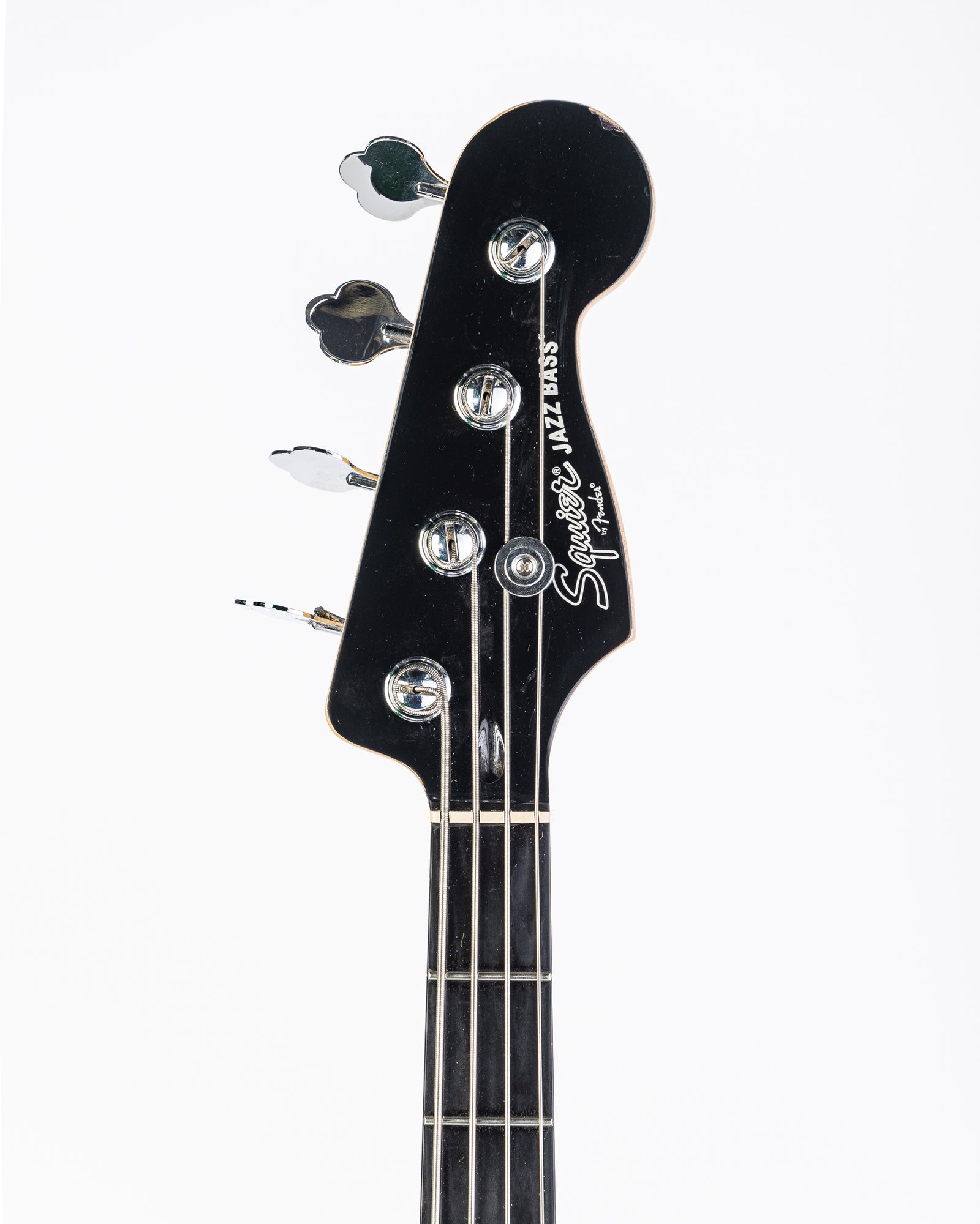USED Squier Deluxe Active Jazz IV Bass - Black