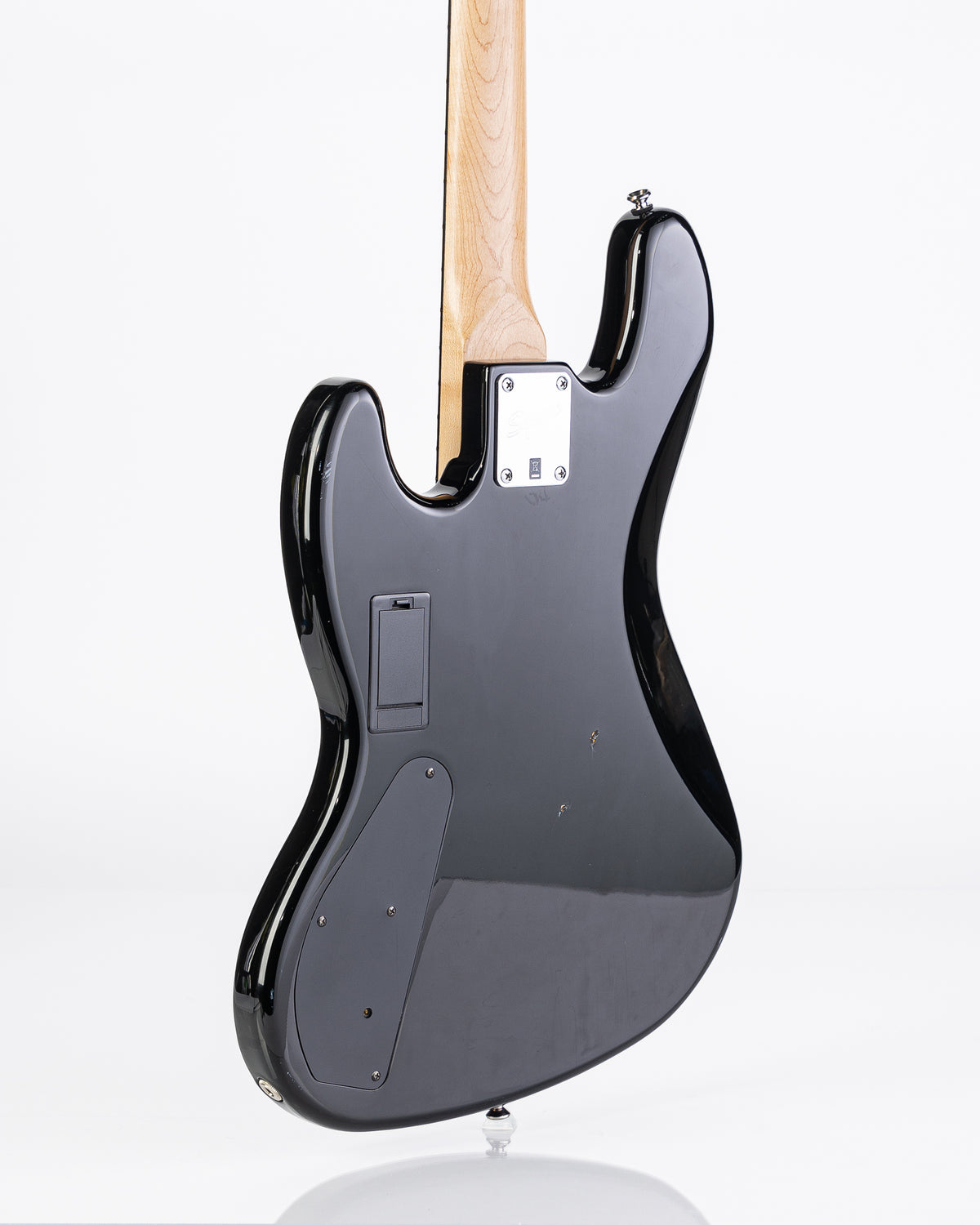 USED Squier Deluxe Active Jazz IV Bass - Black
