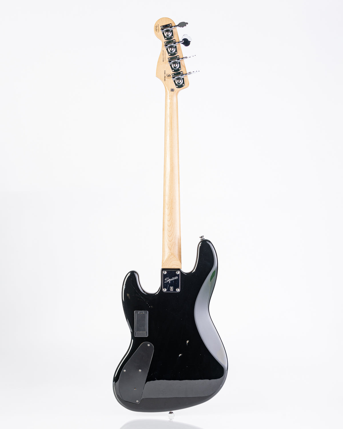 USED Squier Deluxe Active Jazz IV Bass - Black