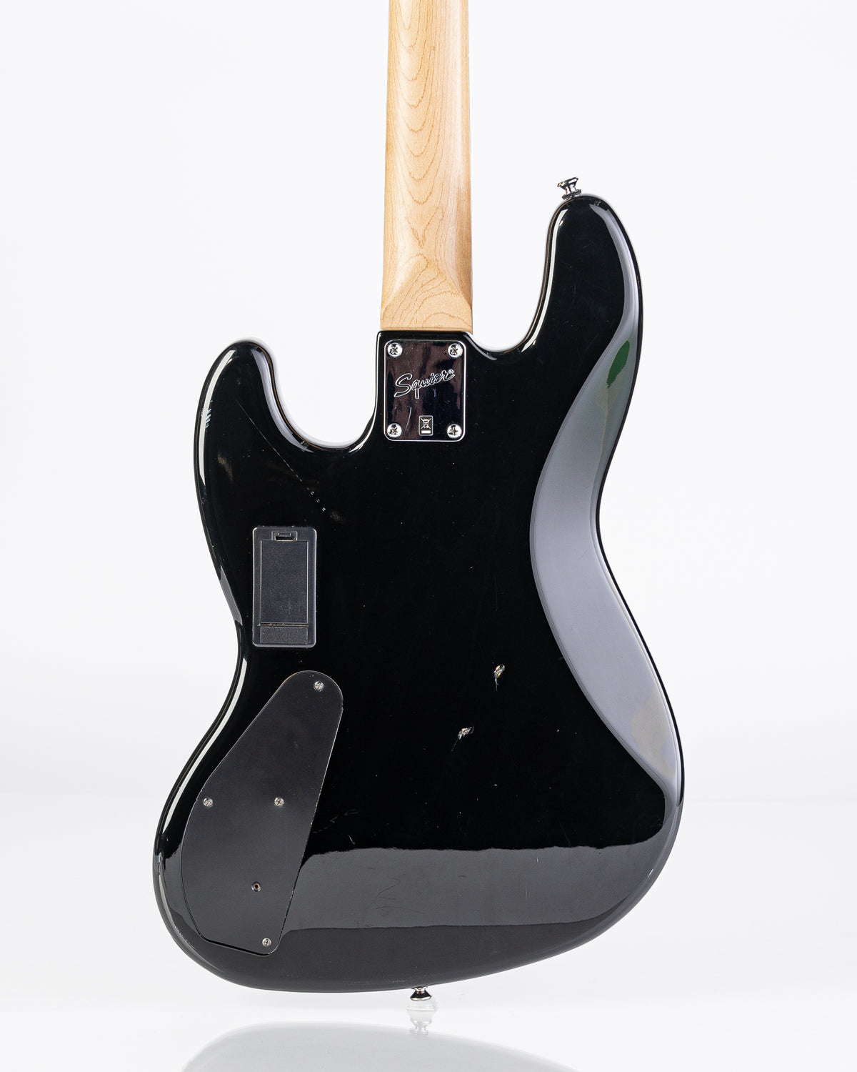 USED Squier Deluxe Active Jazz IV Bass - Black