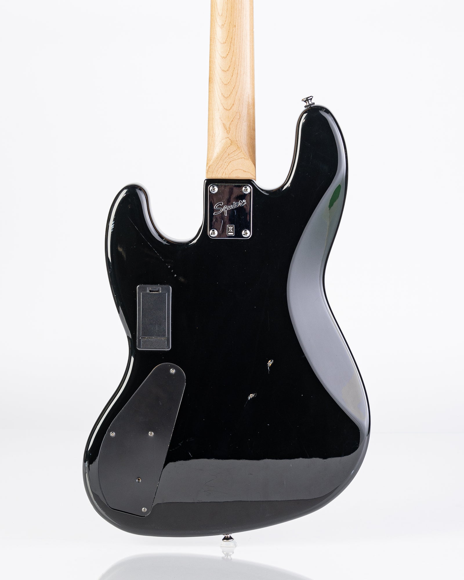 USED Squier Deluxe Active Jazz IV Bass - Black