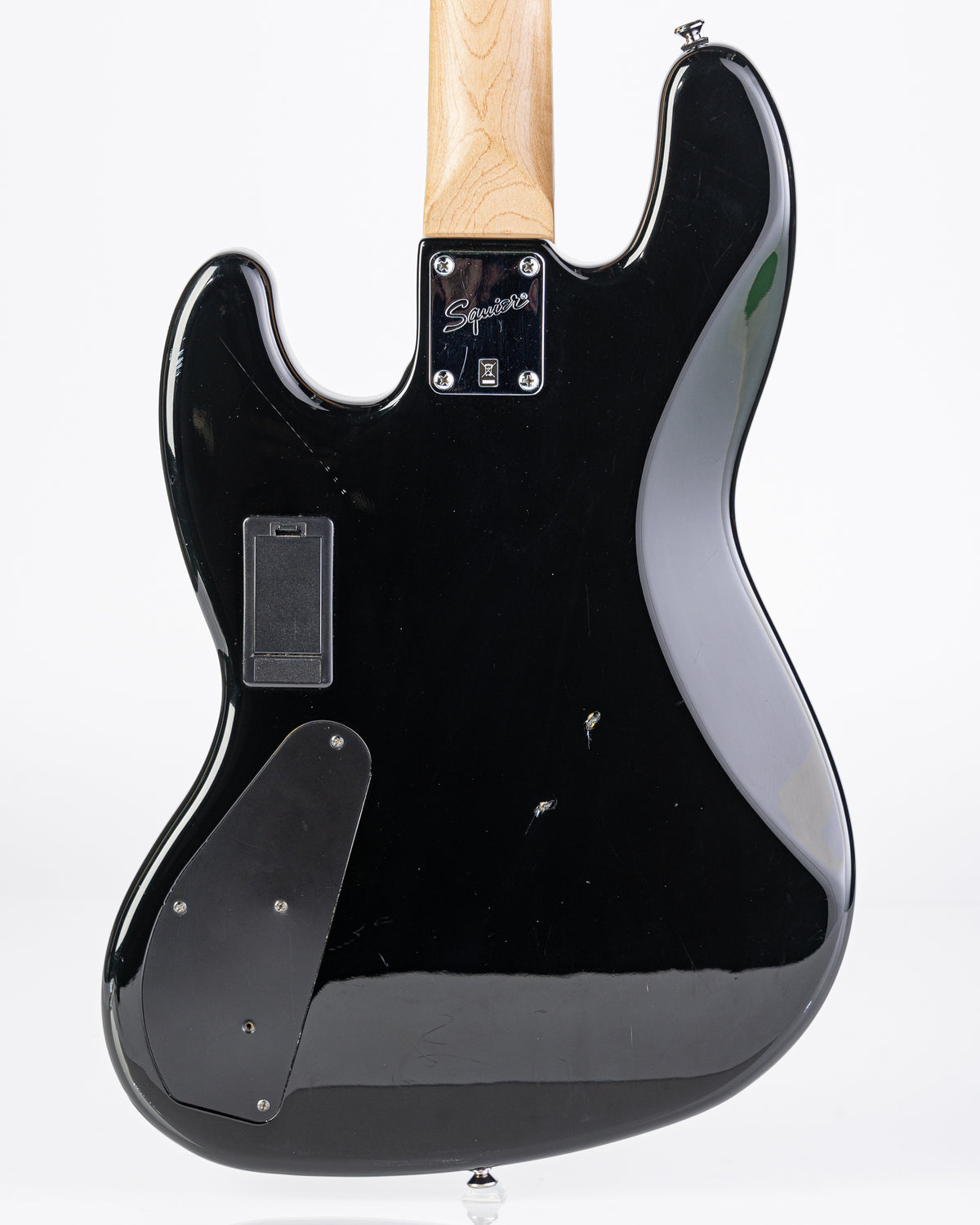 USED Squier Deluxe Active Jazz IV Bass - Black