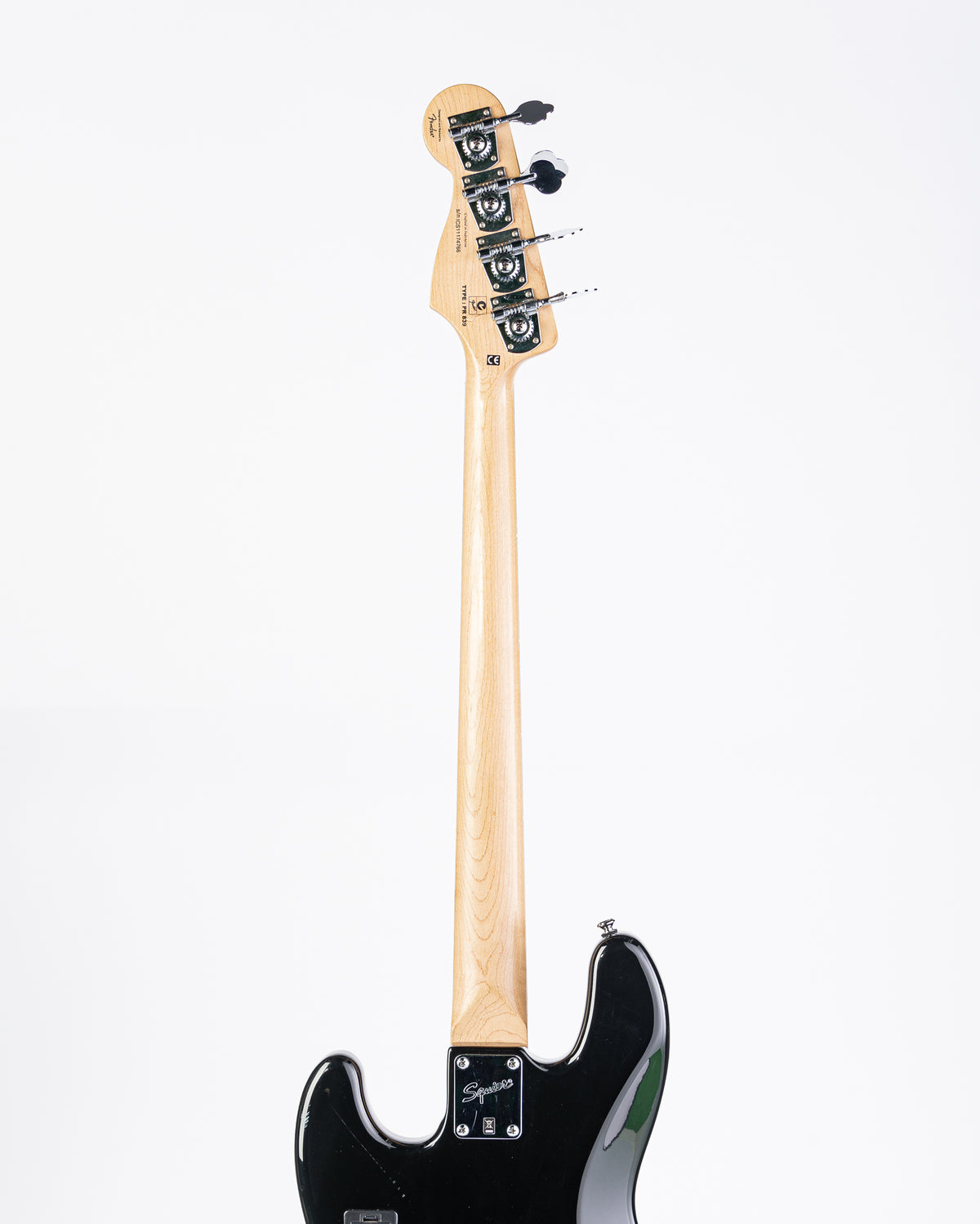 USED Squier Deluxe Active Jazz IV Bass - Black
