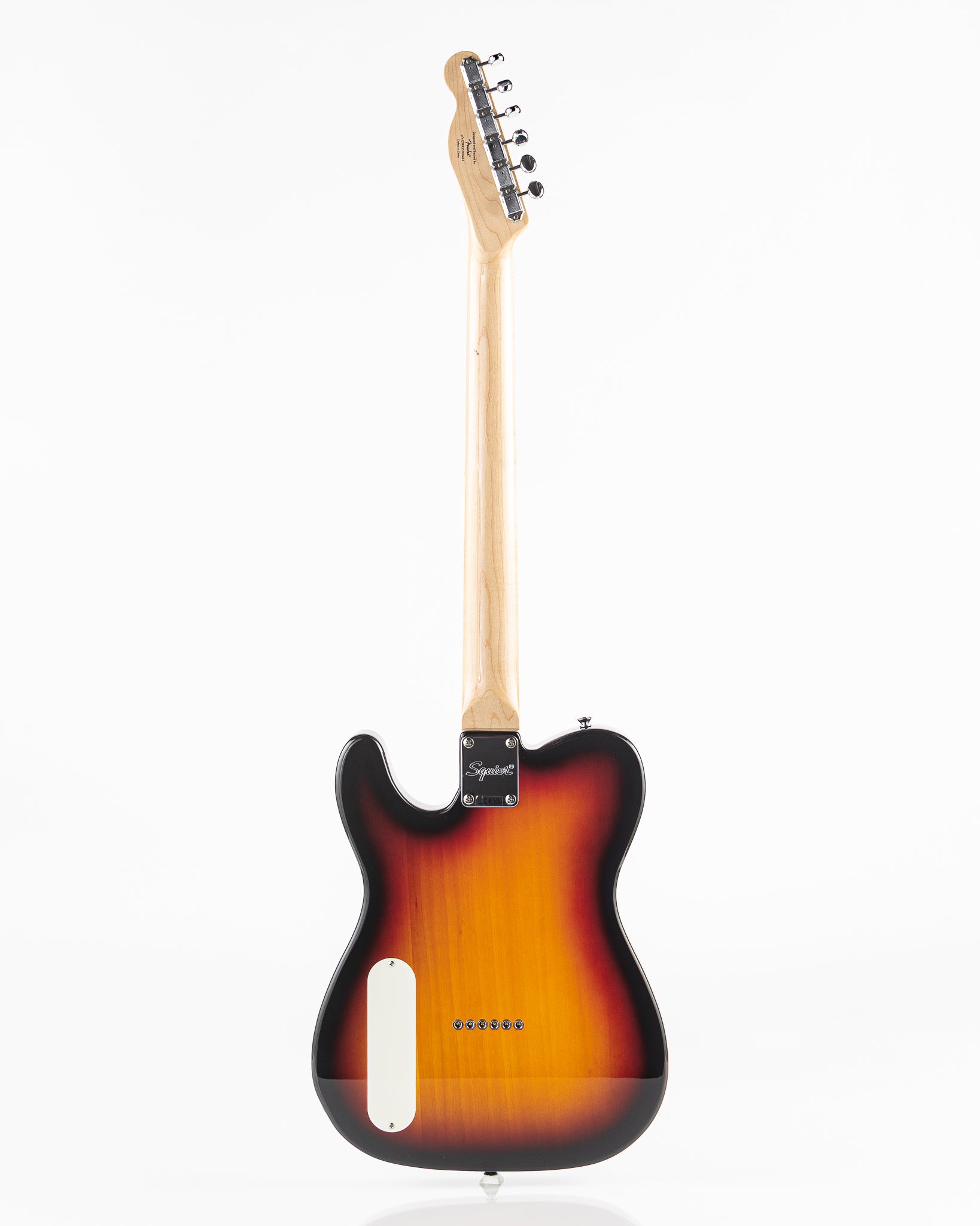 USED Squier Paranormal Baritone Cabronita Telecaster Electric Guitar - 3-Tone Sunburst