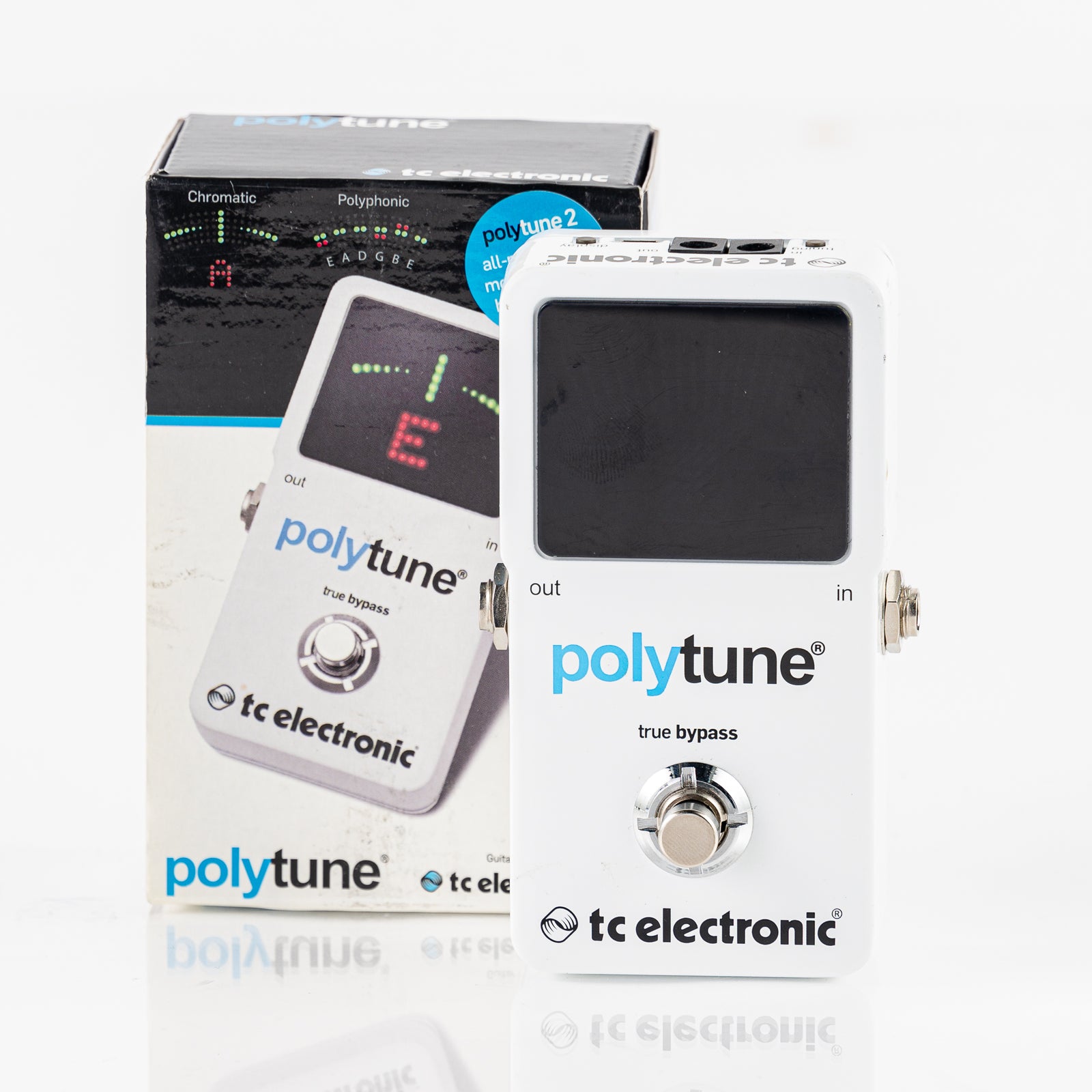 USED TC Electronic Polytune 2 Tuner Pedal