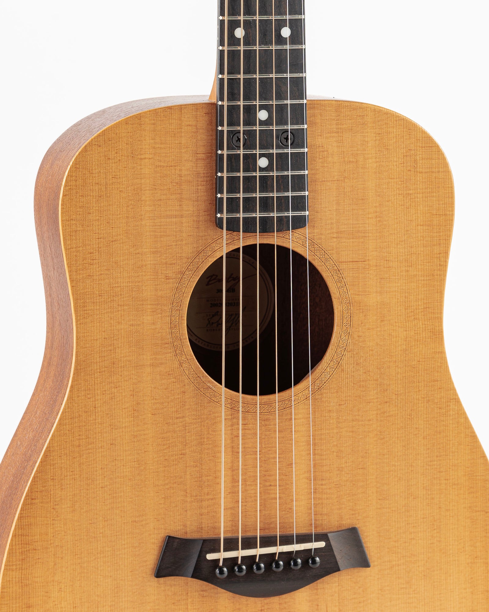 USED 2002 Taylor Baby 305-GB Mini Acoustic Guitar - Natural Satin