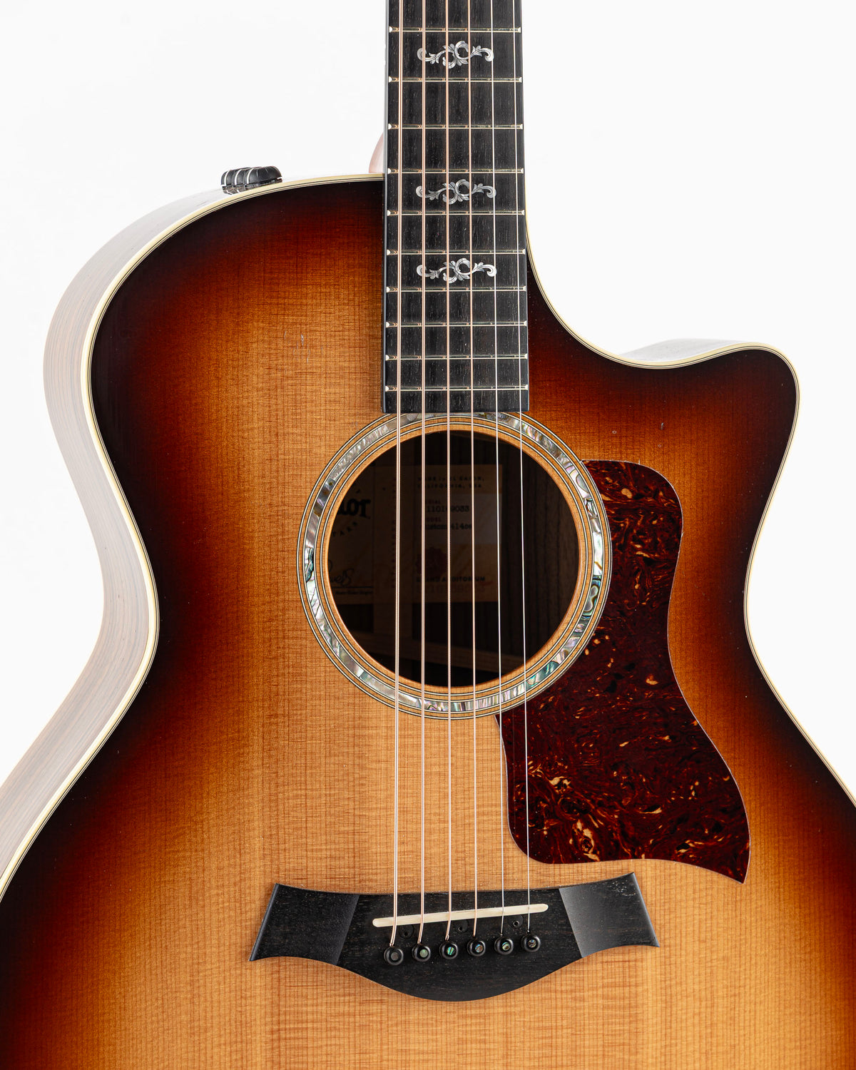 USED 2019 Taylor Custom 414CE Acoustic Electric Guitar - Tobacco Sunburst