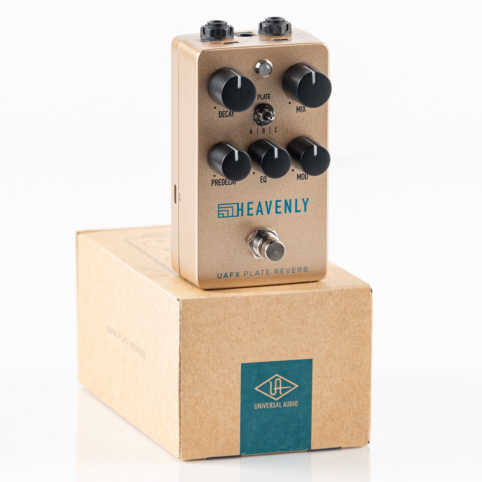 USED Universal Audio UAFX Heavenly Plate Reverb Guitar Pedal
