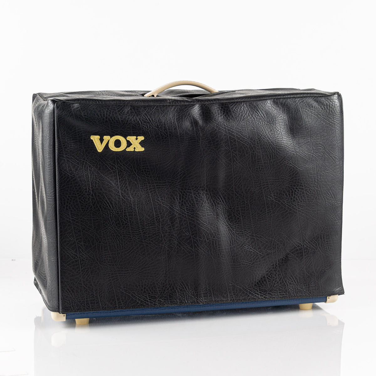 USED 2012 Vox AC15C1-BL Blue Limited Edition 15 Watt 1x12 Guitar Combo Amplifier with Amp Stand and Cover