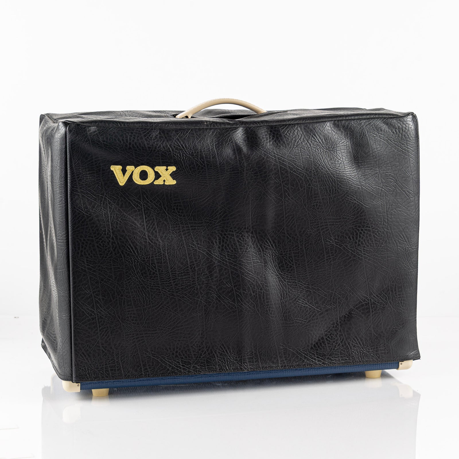 USED 2012 Vox AC15C1-BL Blue Limited Edition 15 Watt 1x12 Guitar Combo Amplifier with Amp Stand and Cover