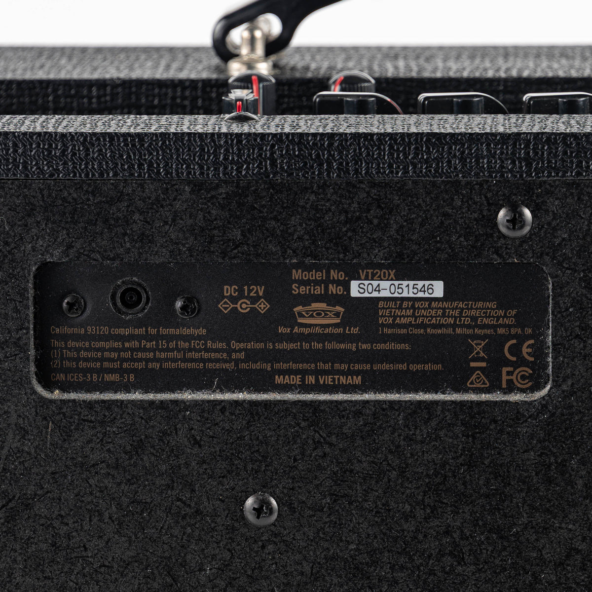 USED Vox VT20X Valvetronix 20 Watt Modeling Combo Guitar Amplifier