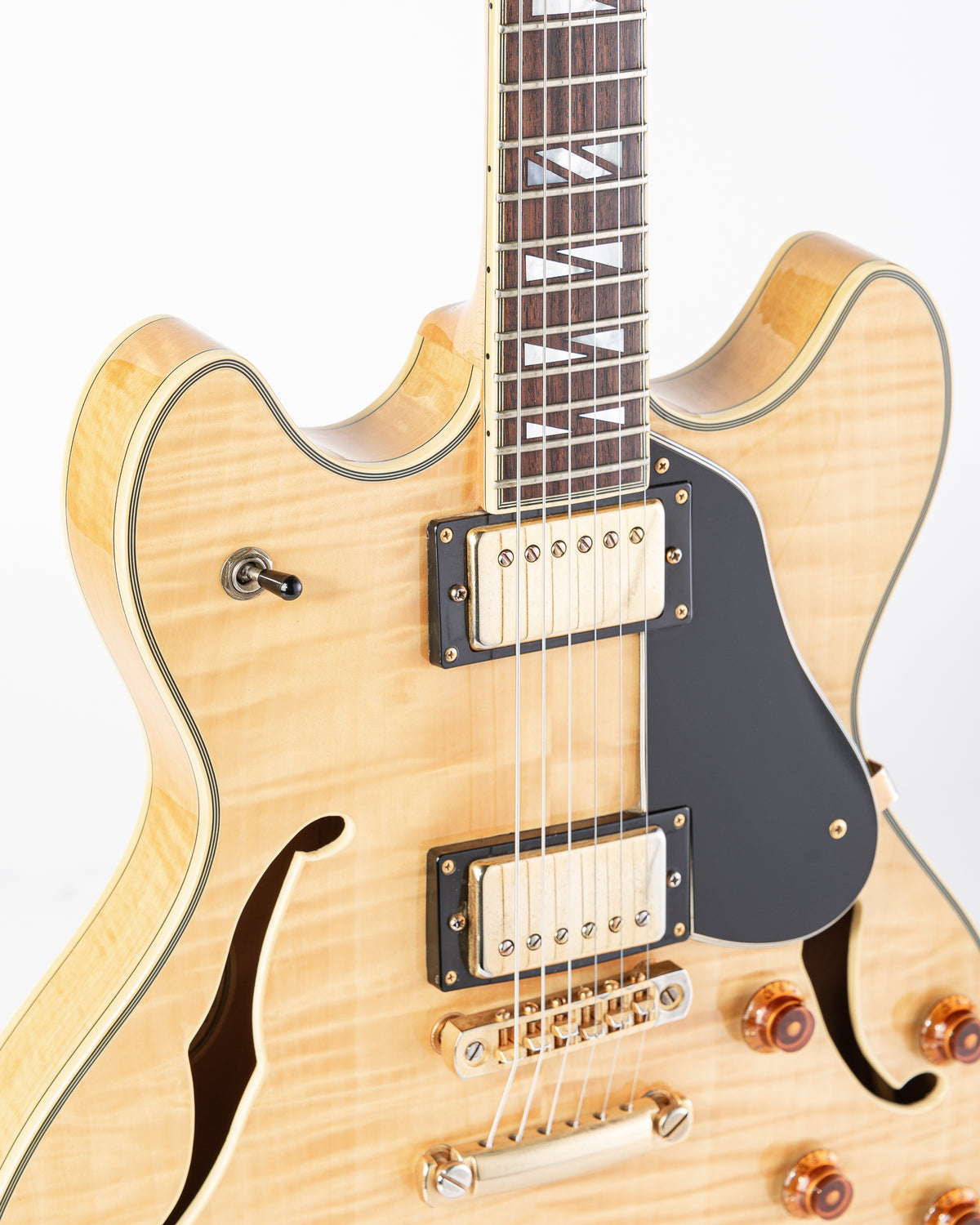 USED Washburn HB-35S Electric Guitar- Natural Gloss w/HSC