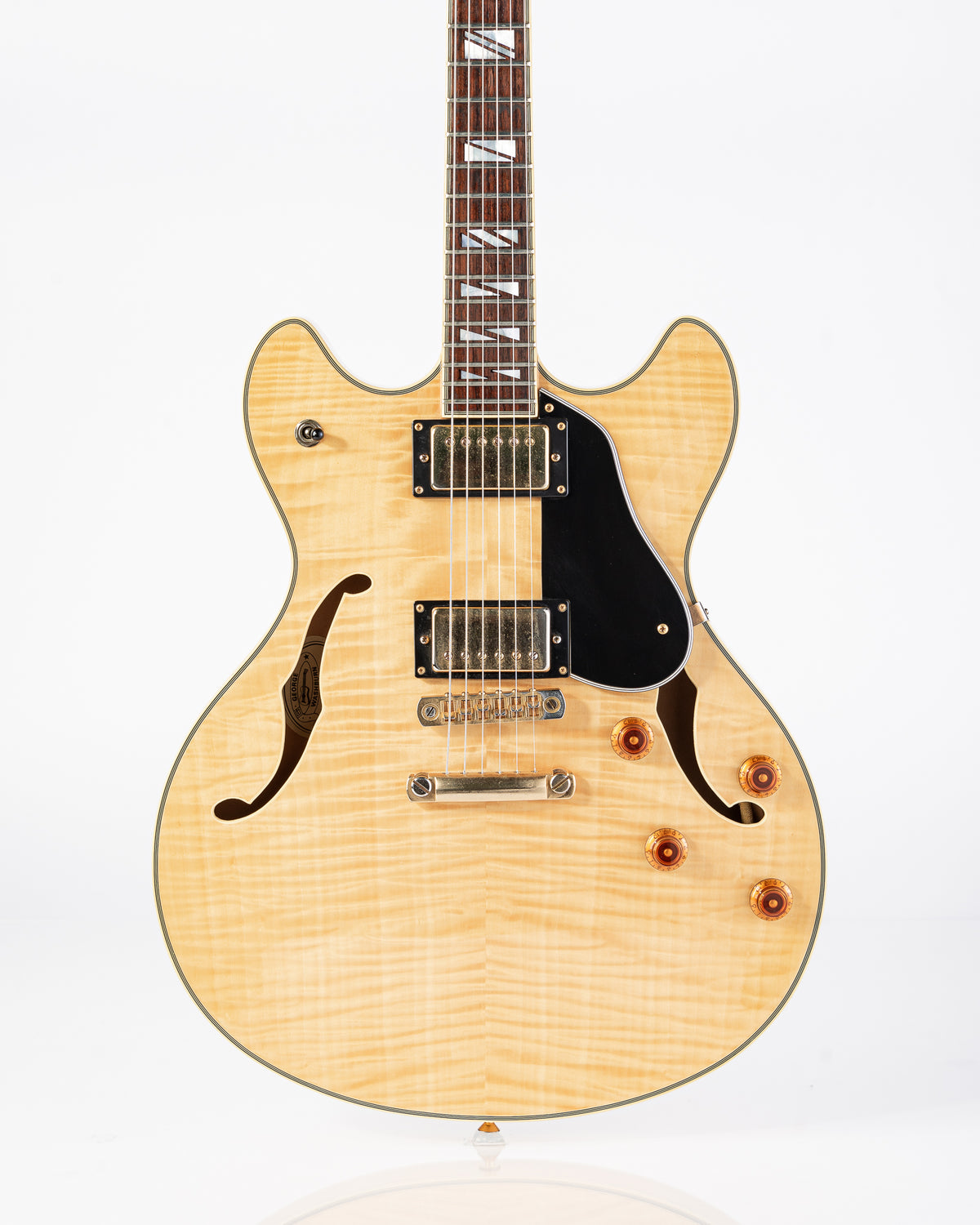 USED Washburn HB-35S Electric Guitar- Natural Gloss w/HSC