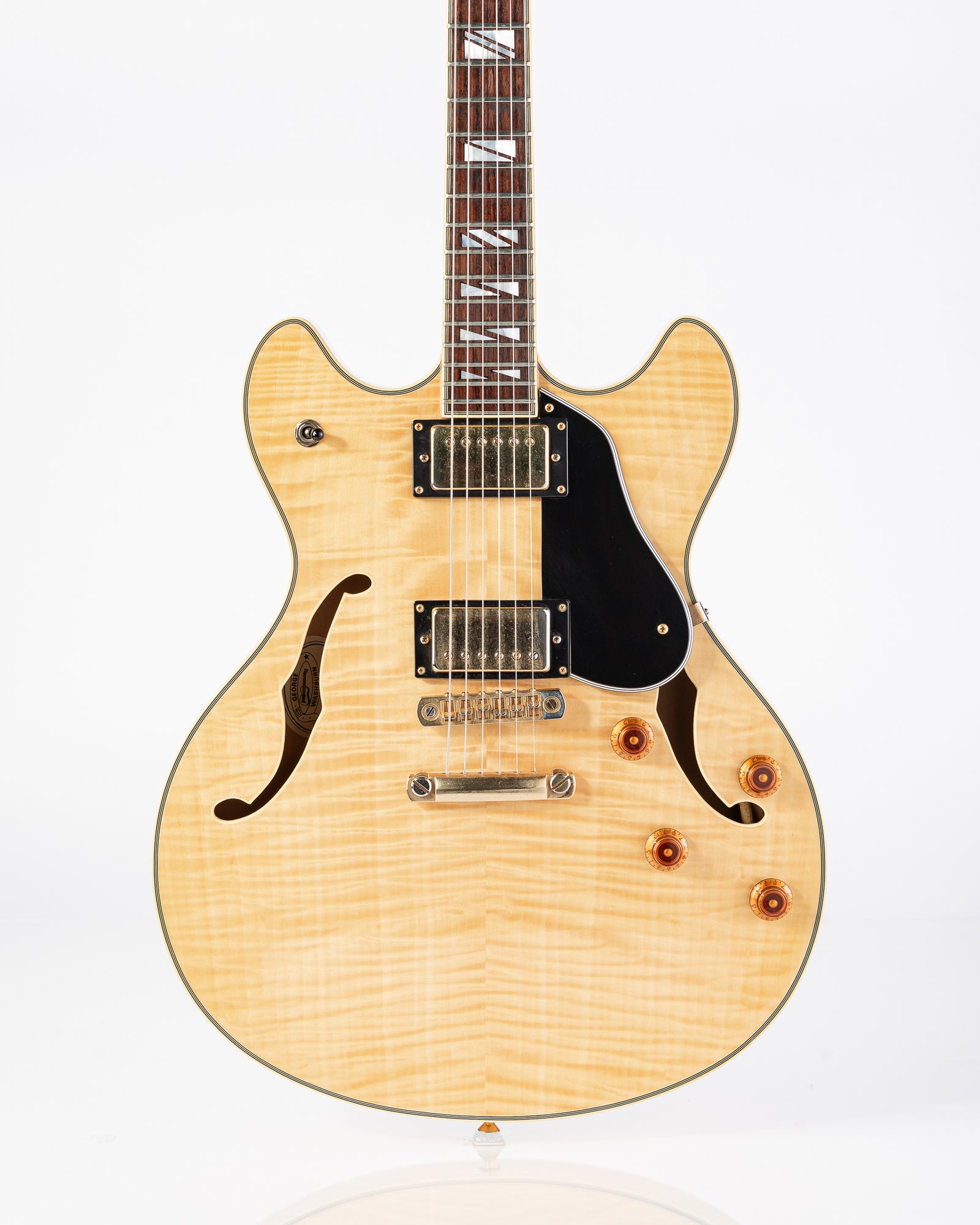 USED Washburn HB-35S Electric Guitar- Natural Gloss w/HSC