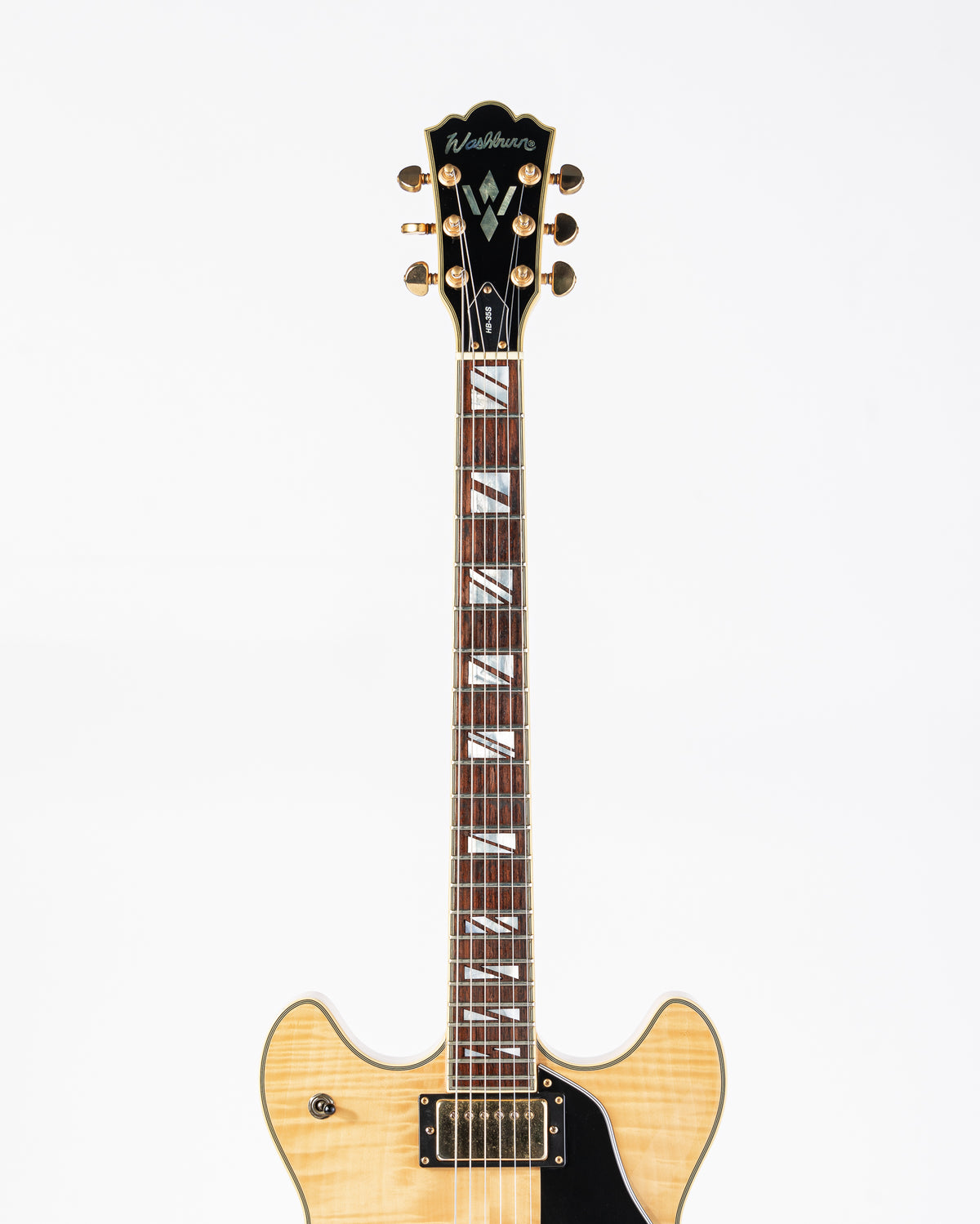 USED Washburn HB-35S Electric Guitar- Natural Gloss w/HSC