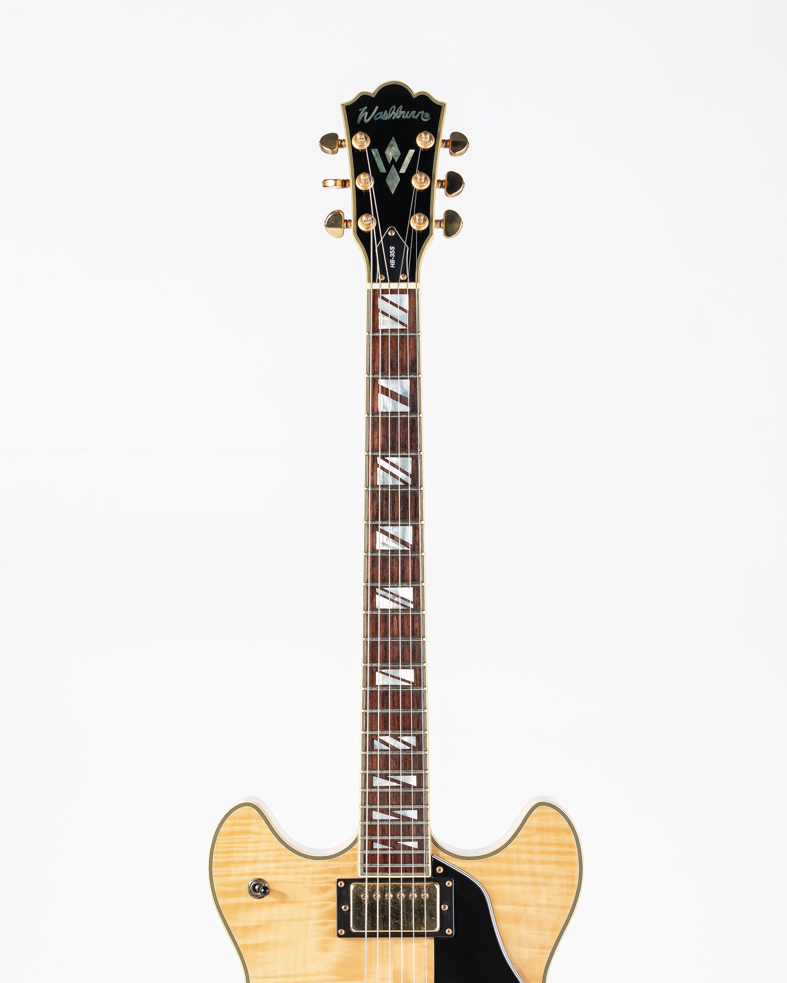 USED Washburn HB-35S Electric Guitar- Natural Gloss w/HSC