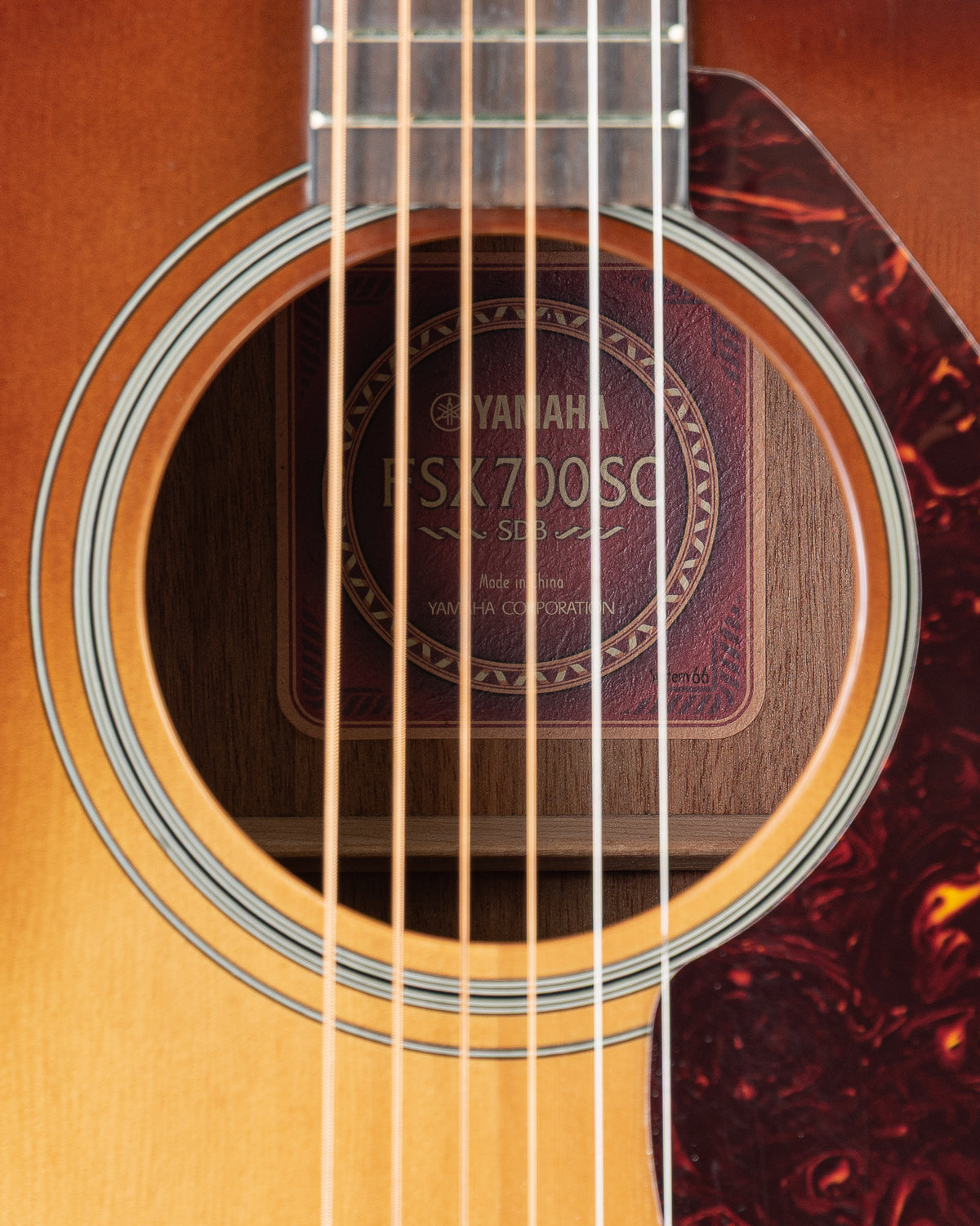 USED Yamaha FSX700SC Acoustic Electric Guitar - Sunburst - Rock