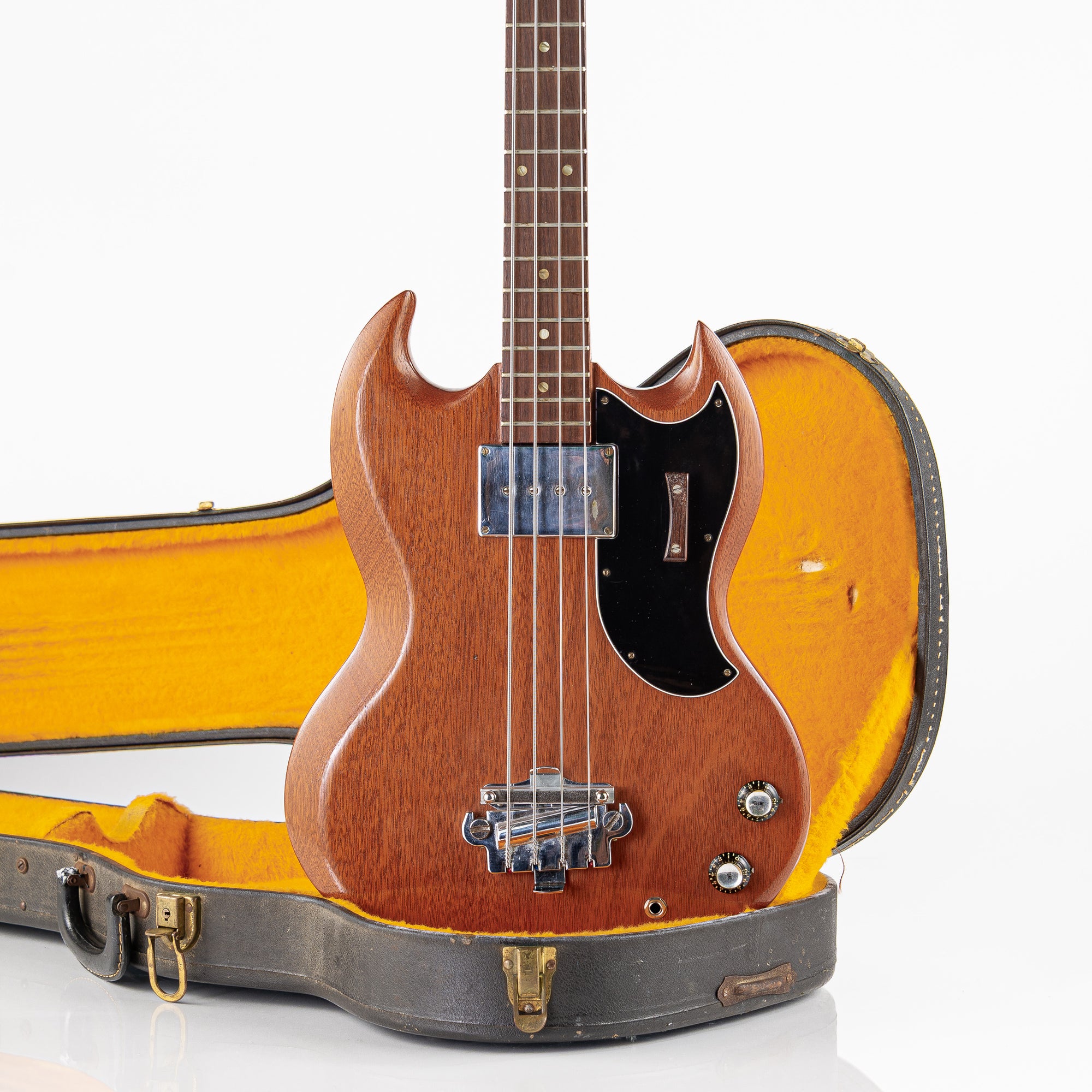 USED 1964 Gibson EB-0 Electric Bass - Walnut with Original Hardshell Case