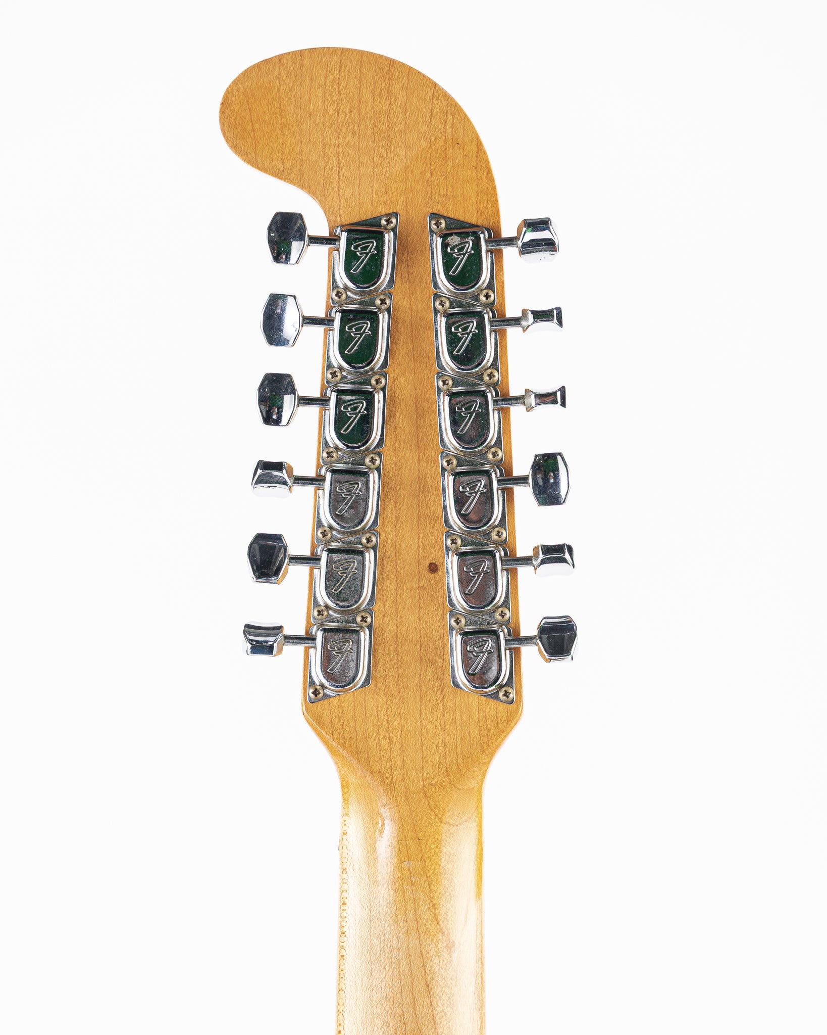 USED 1965 Fender Villager 12-String Acoustic Guitar - Natural with Original Hardshell Case (AS IS)